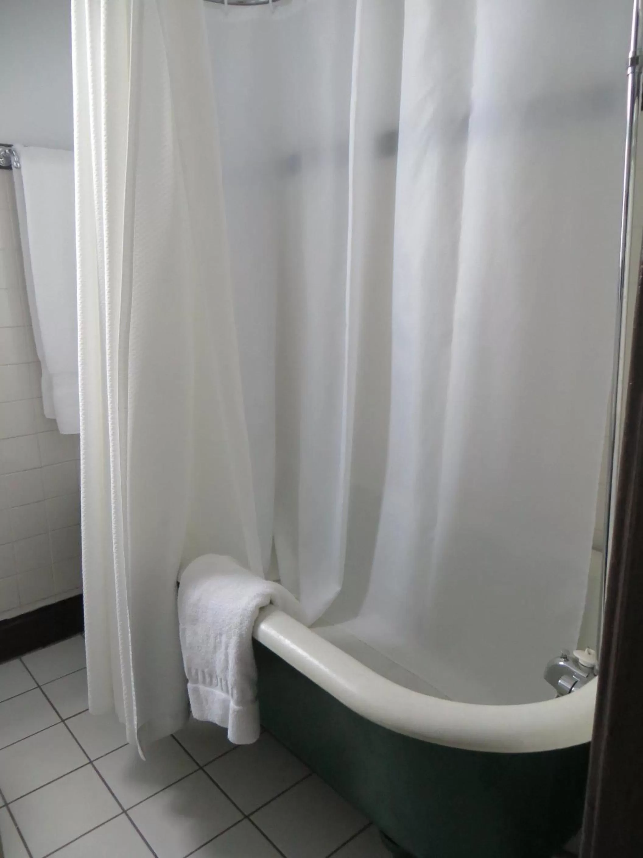 Shower in The Polo Inn Bridgeport U.S.A.