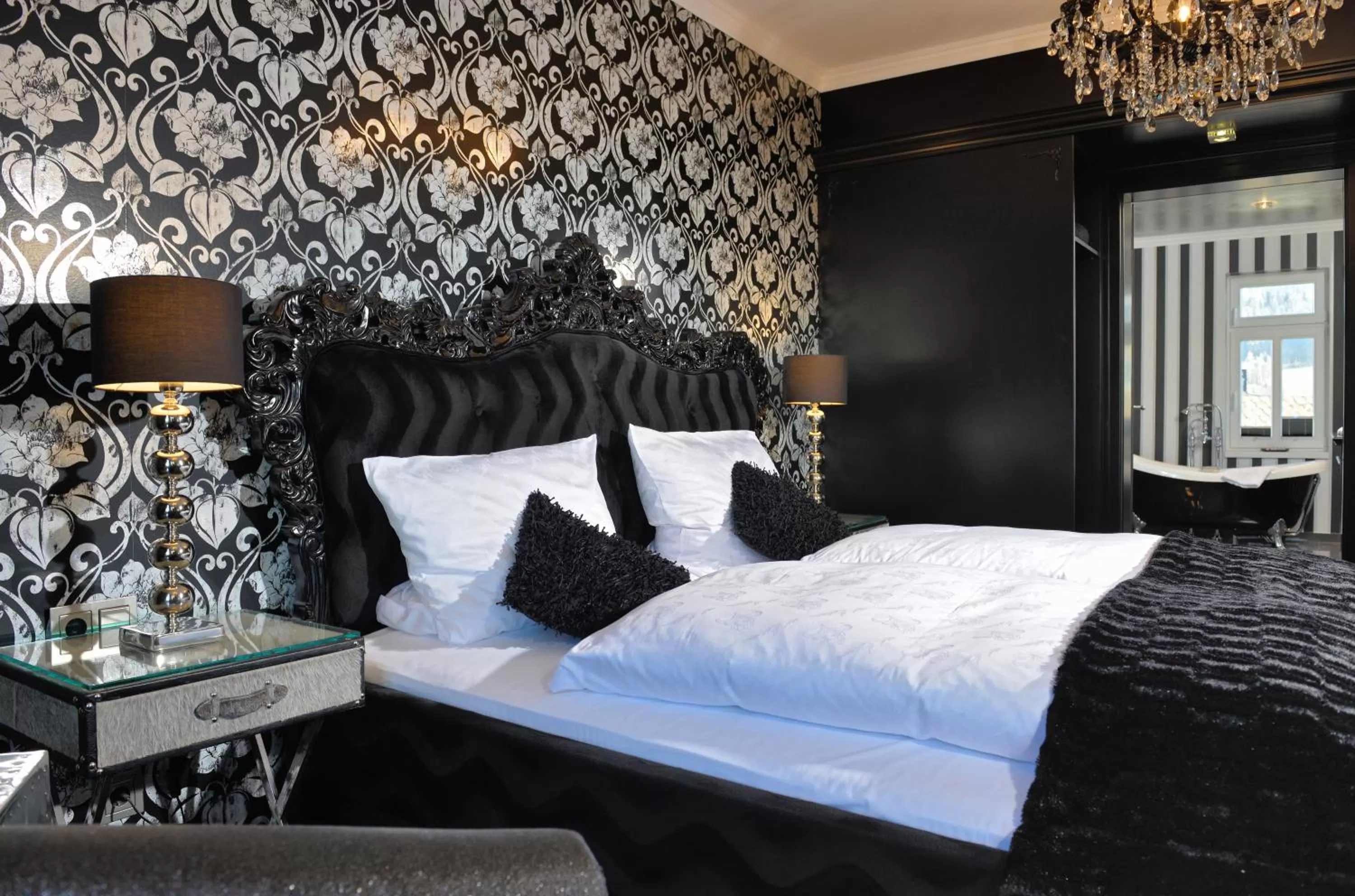 Bedroom, Bed in Hotel Alte Schule