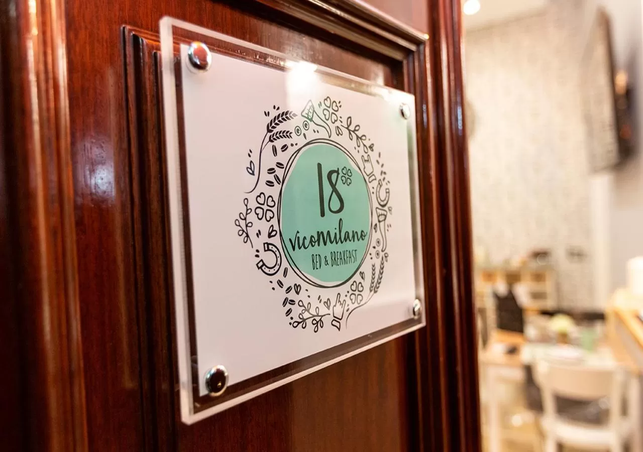 Property logo or sign in B&B Vico Milano 18