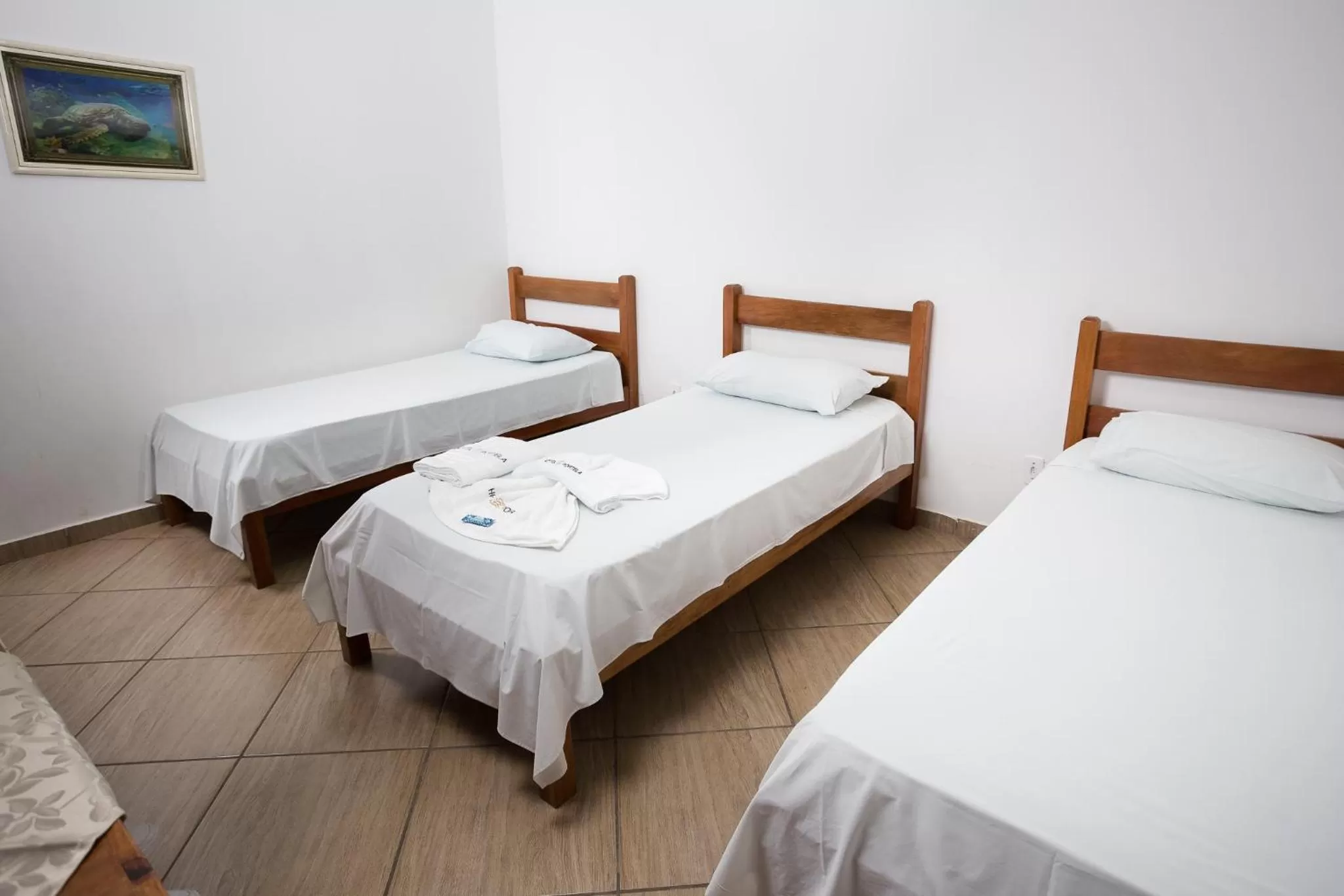 Bed in Hotel Portela III