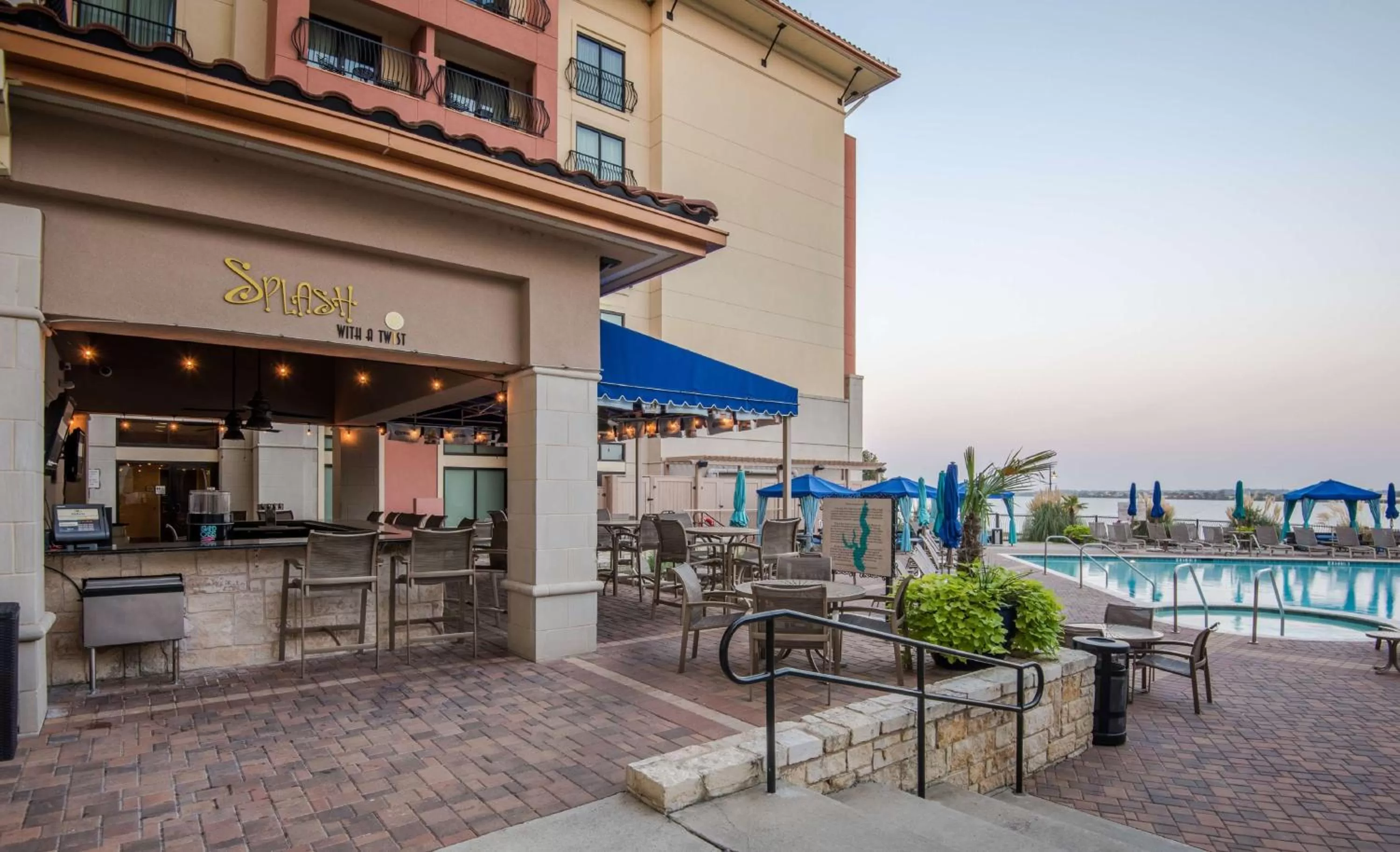Pool view in Hilton Dallas/Rockwall Lakefront Hotel