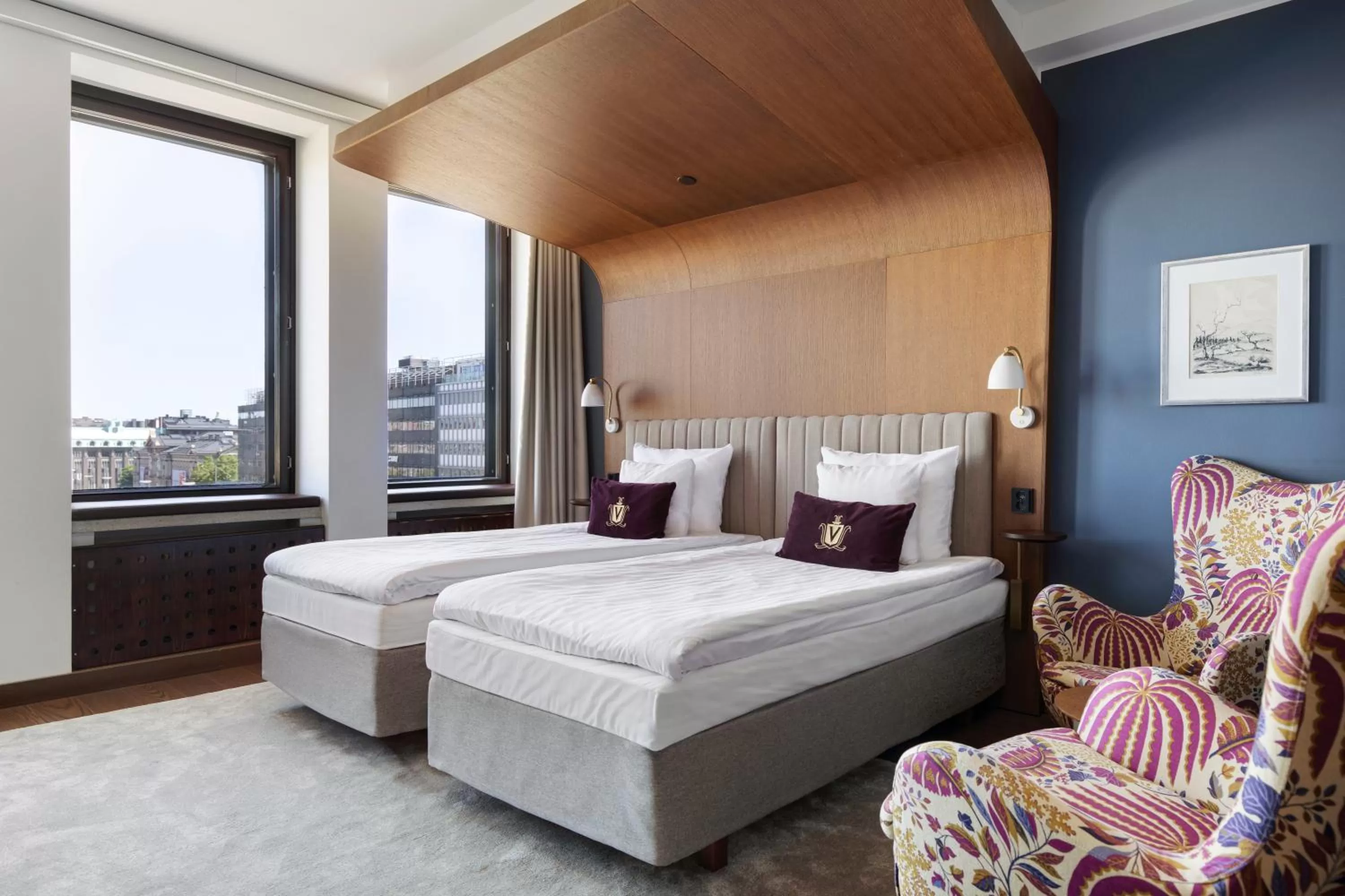 Bed in Original Sokos Hotel Vaakuna Helsinki