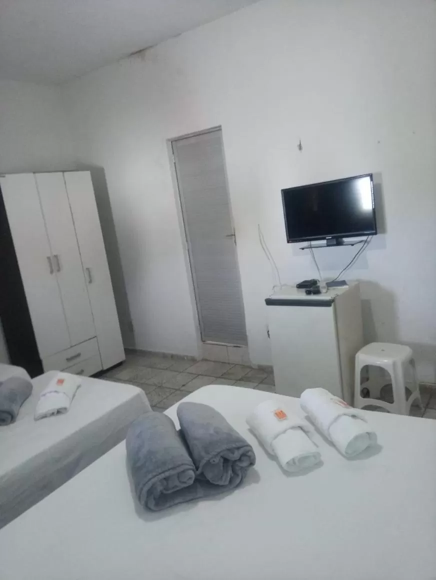 Bed in Pousada Atlantico Centro - Fortaleza