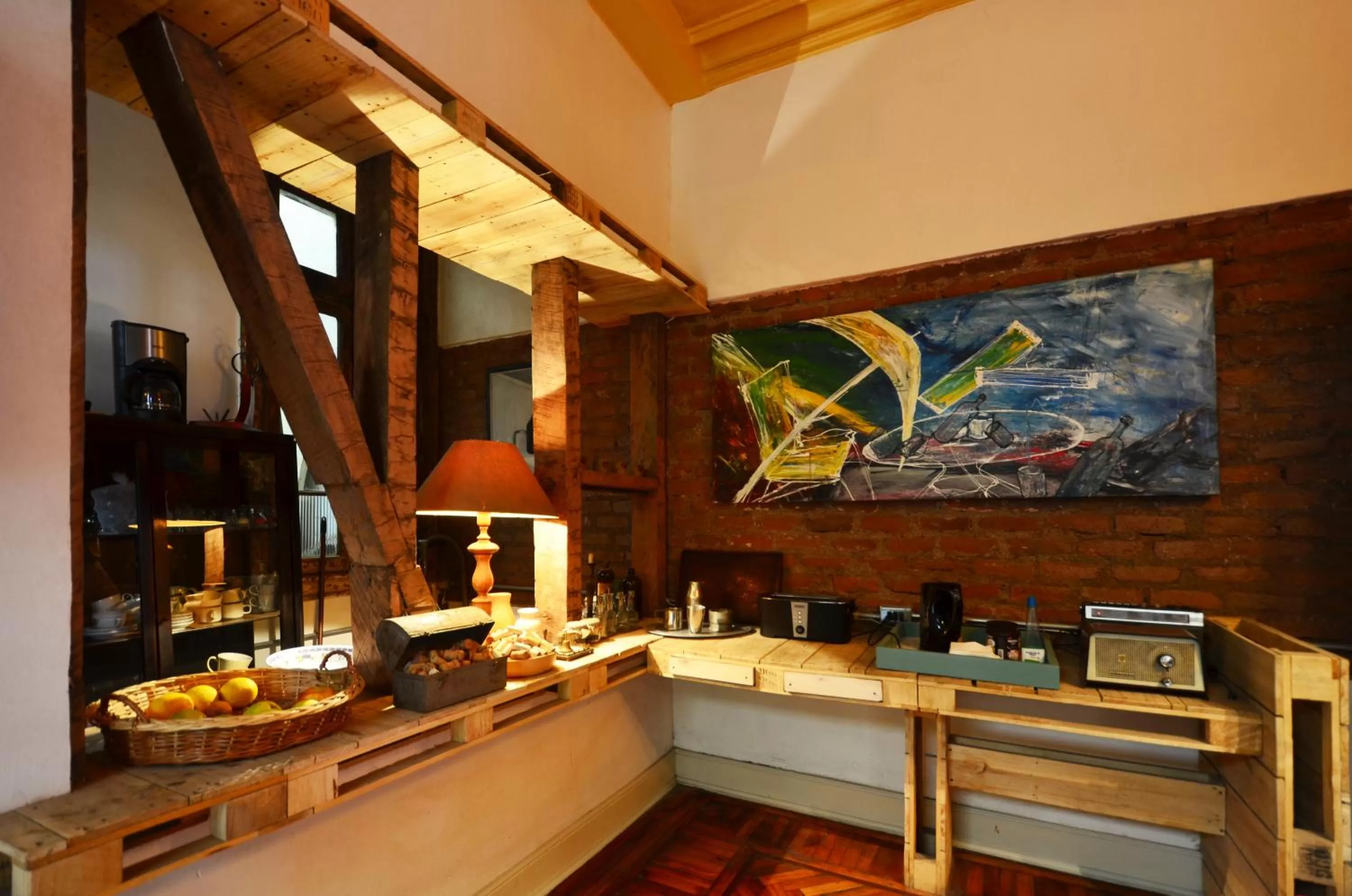 Seating area, Kitchen/Kitchenette in CASA LUCRECIA