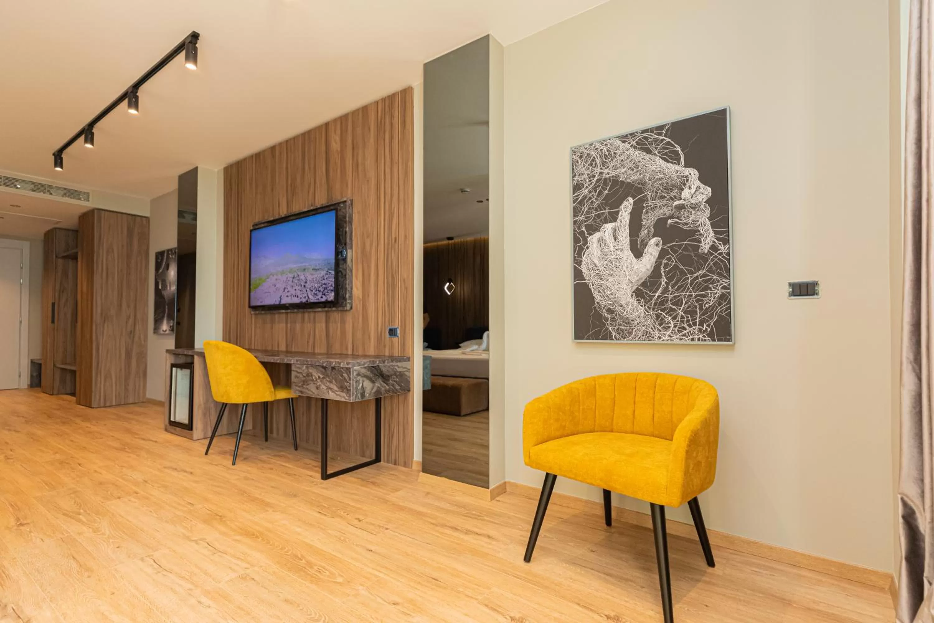 Communal lounge/ TV room in Esbjerg Hotel