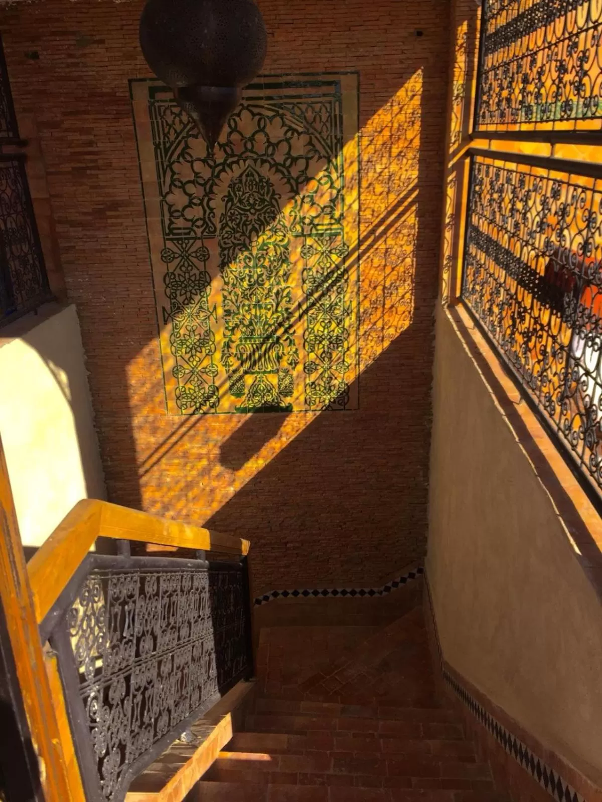 Decorative detail in Riad le petit ksar