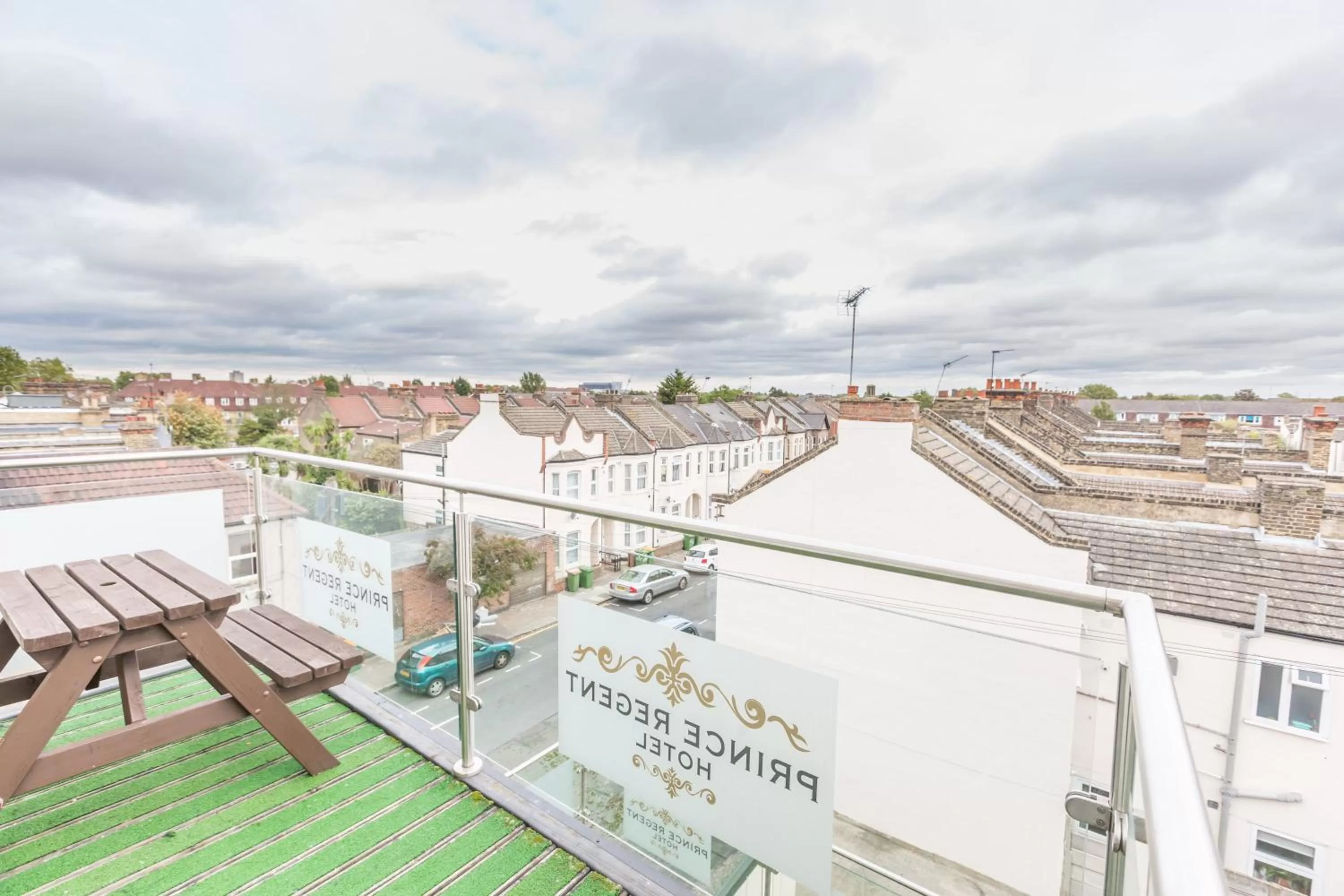 Balcony/Terrace in Prince Regent Hotel Excel London