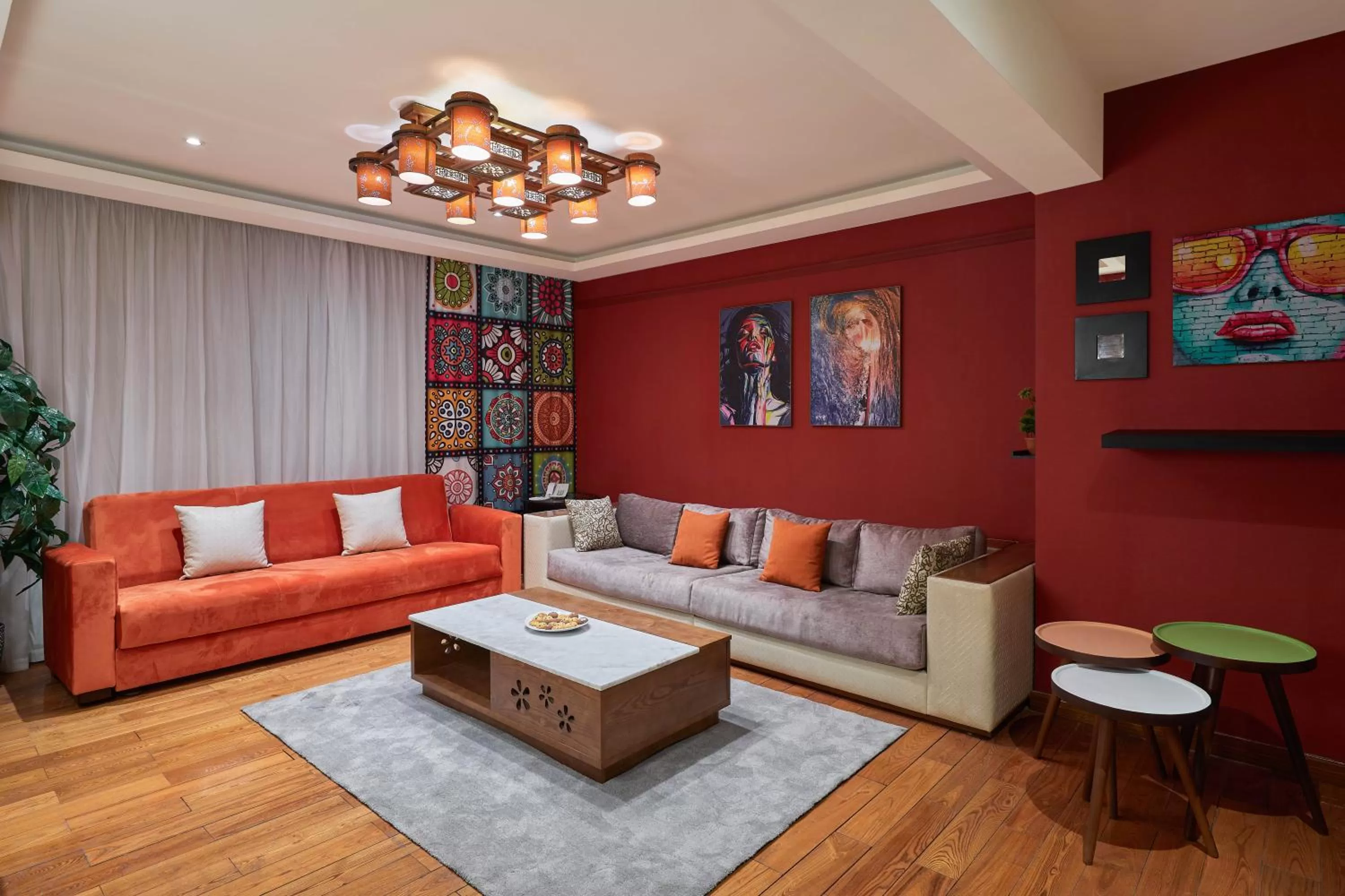 Seating area in Golden Park Hotel Cairo, Heliopolis