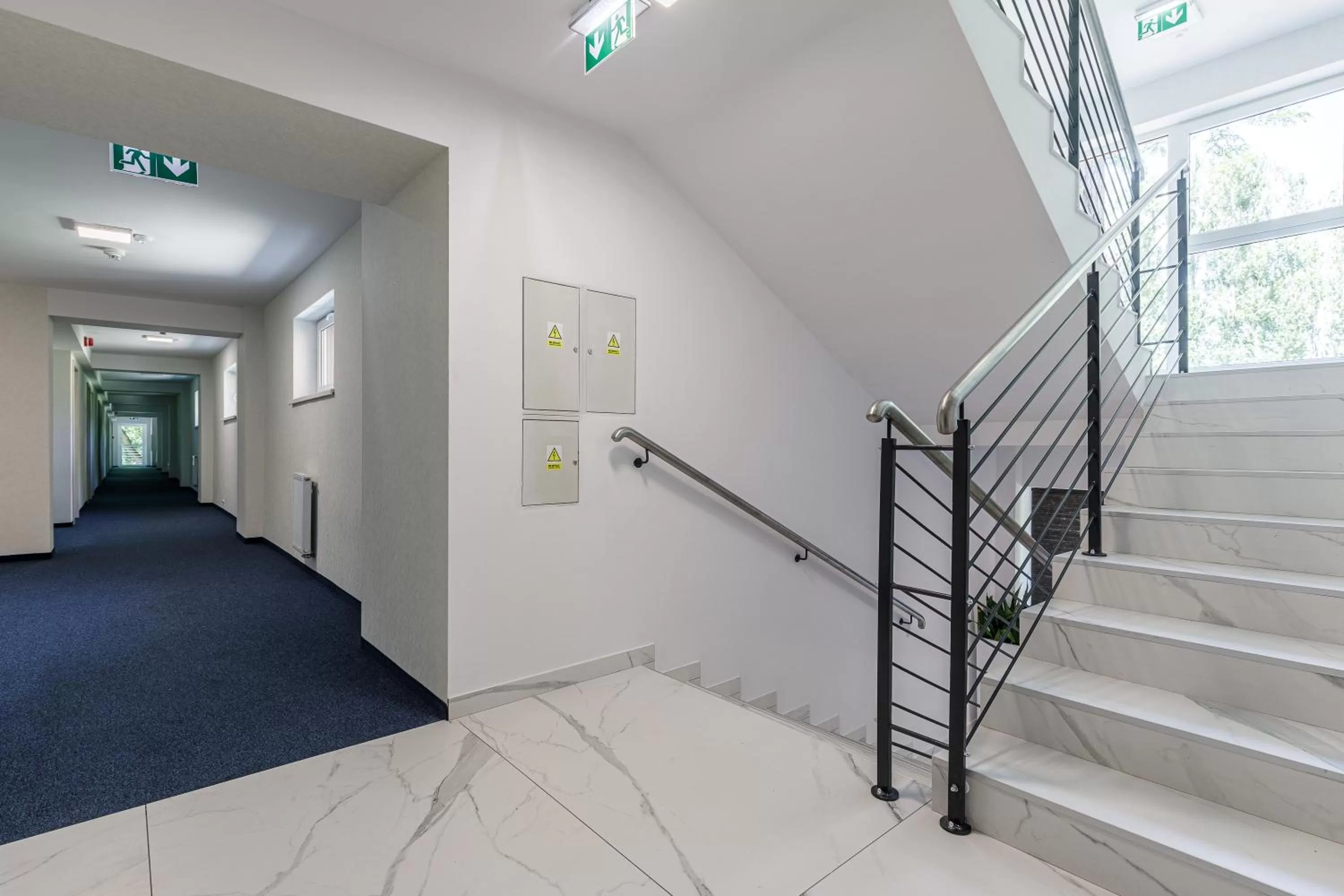 Facade/entrance in AQUA HOUSE