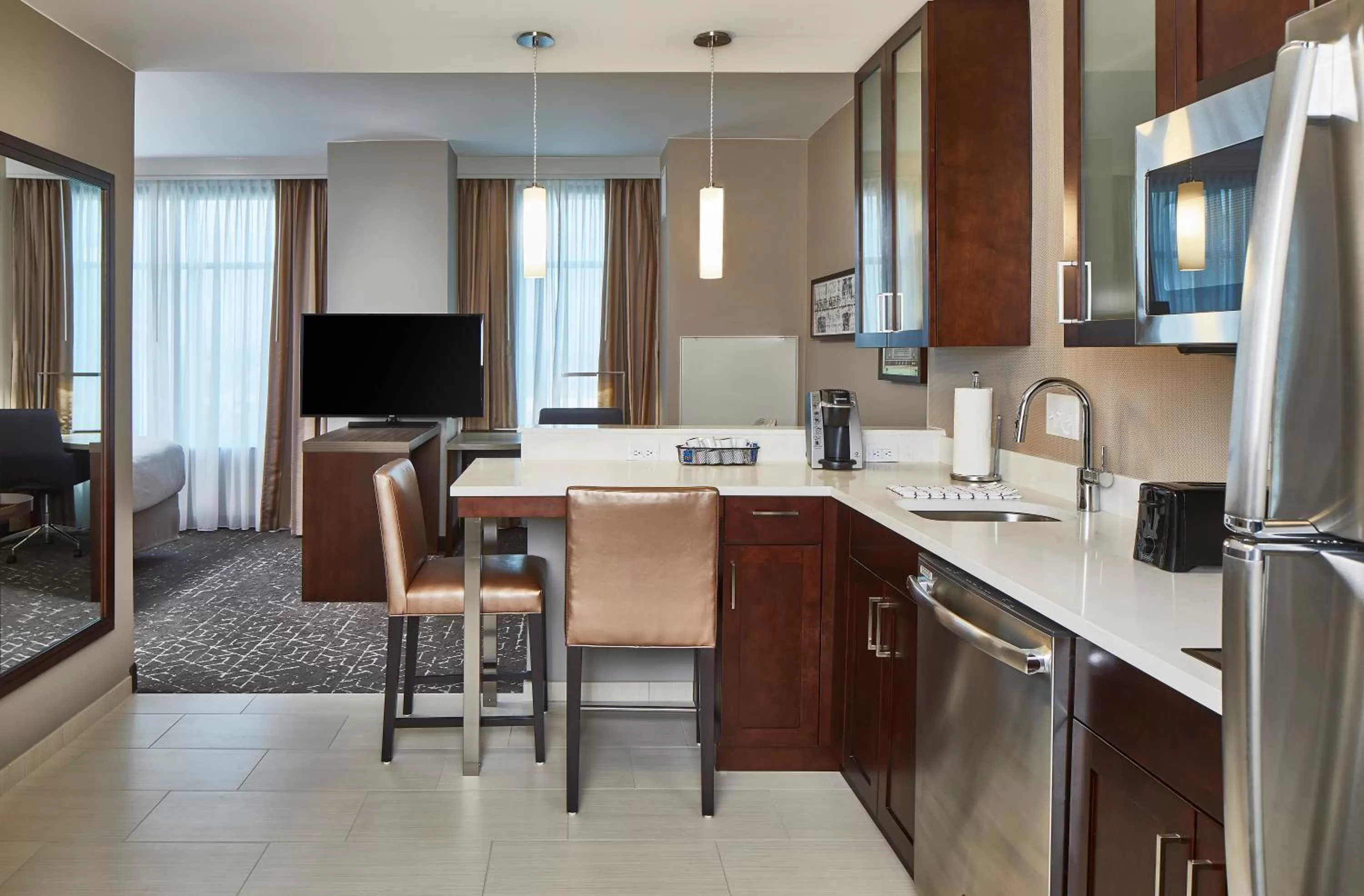Kitchen or kitchenette in Residence Inn by Marriott Nashville Downtown/Convention Center
