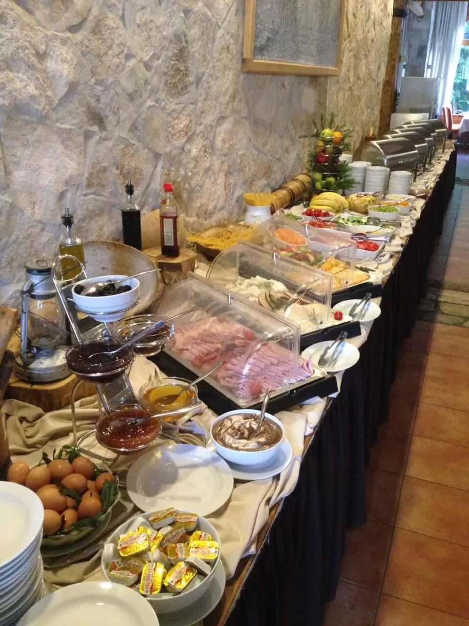 Buffet breakfast in Bianca Resort & Spa