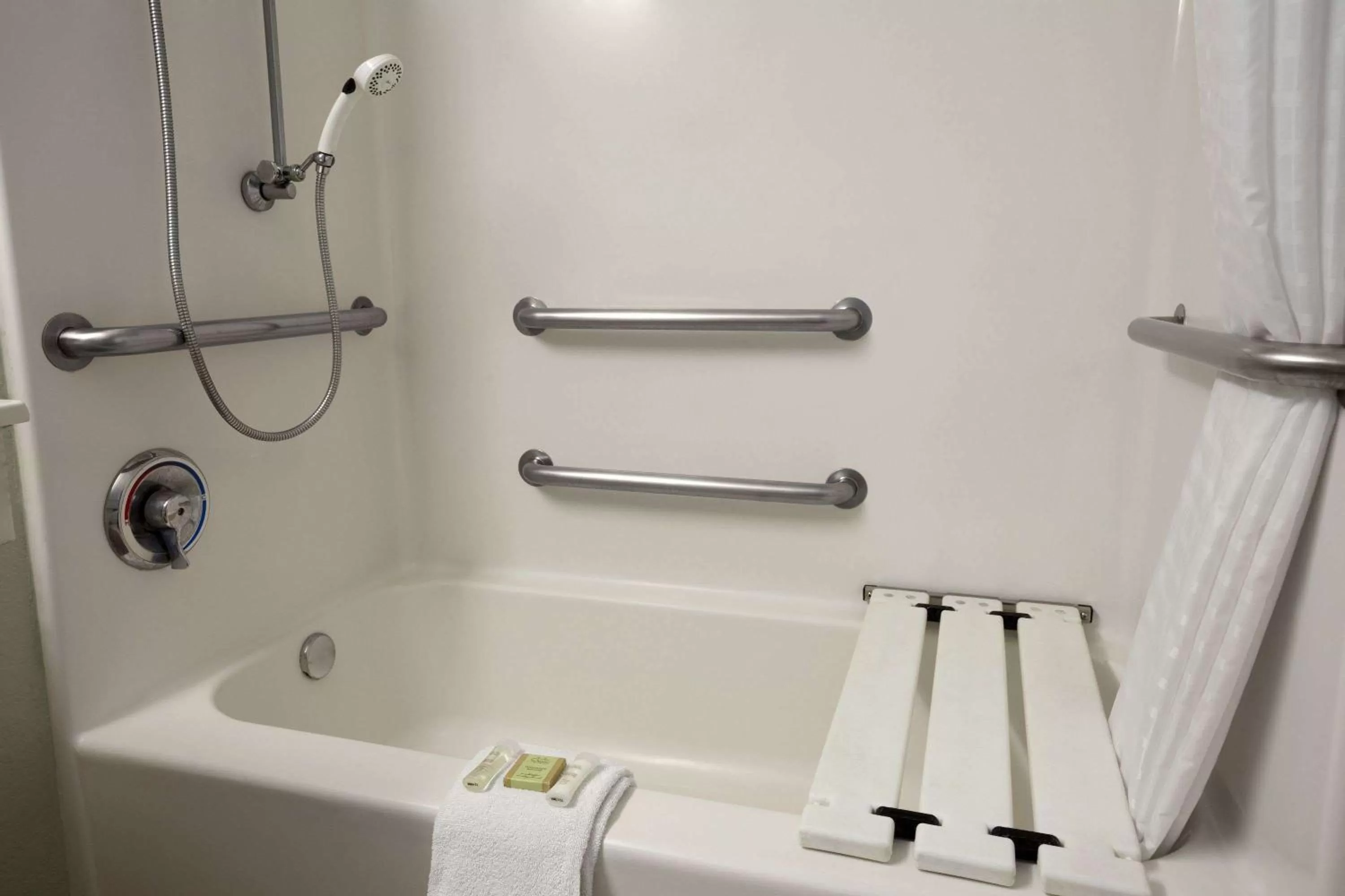 Bathroom in Super 8 by Wyndham South Padre Island