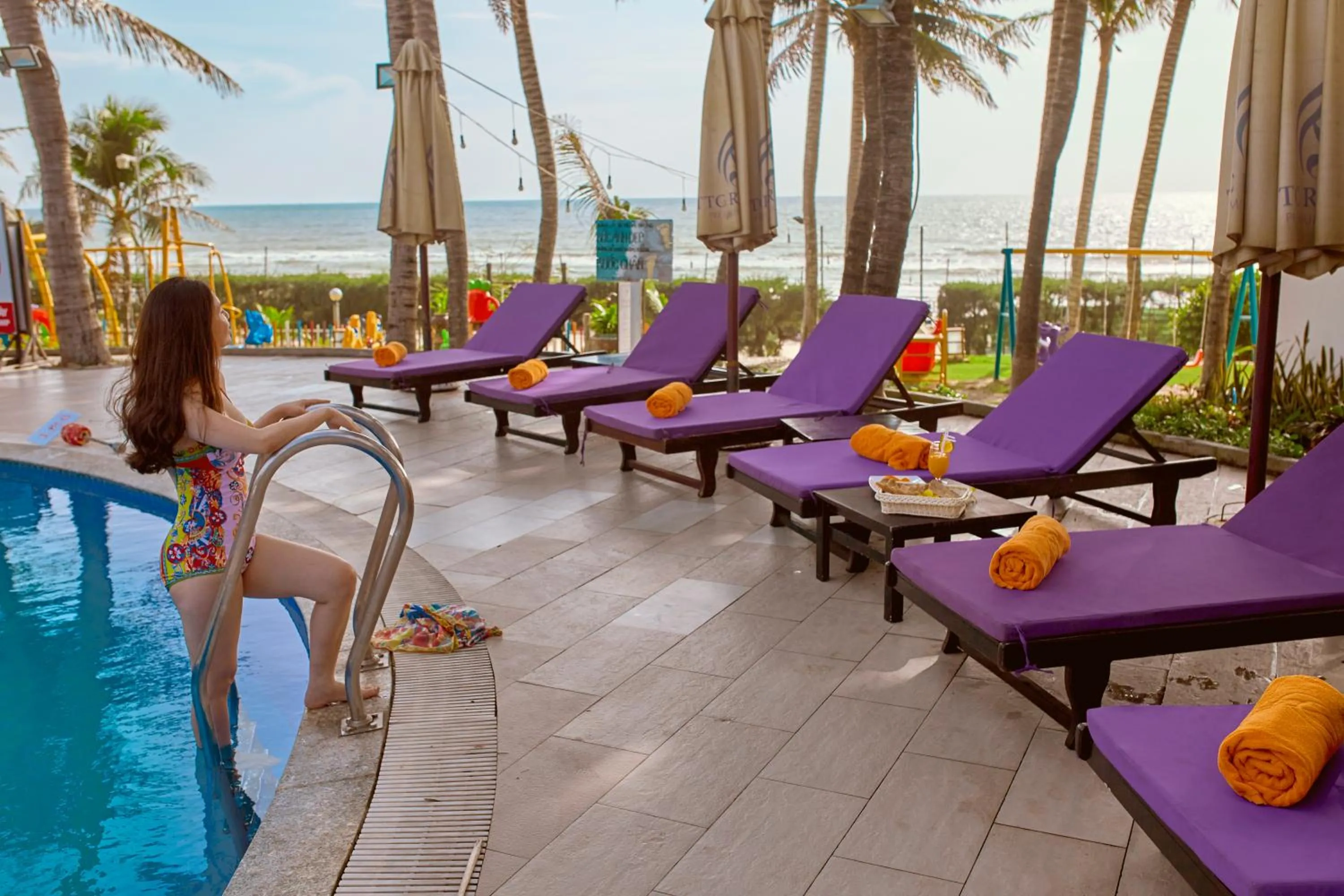 Swimming pool in TTC Resort Ke Ga