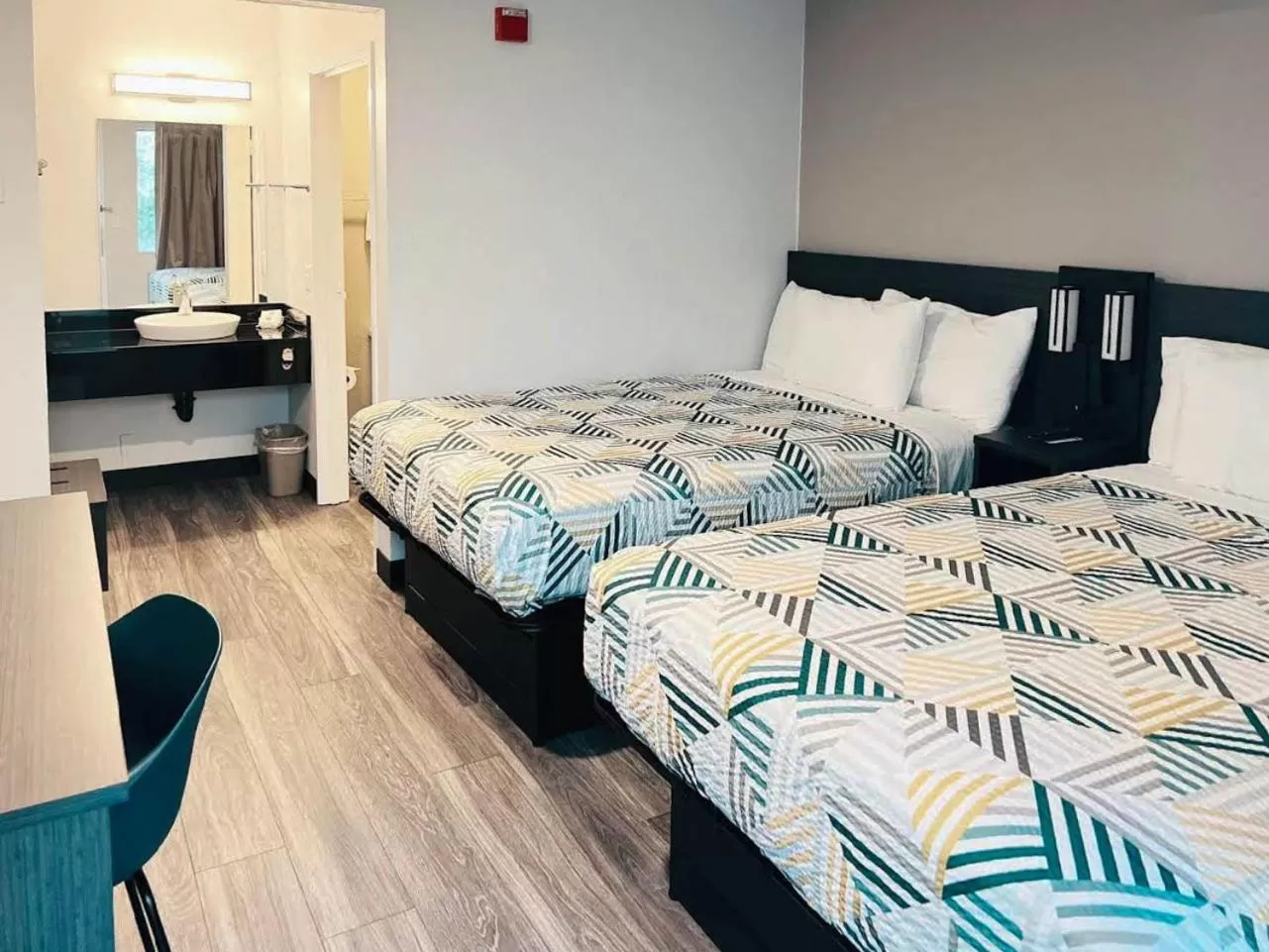 Bed in Motel 6-Marina, CA - Monterey