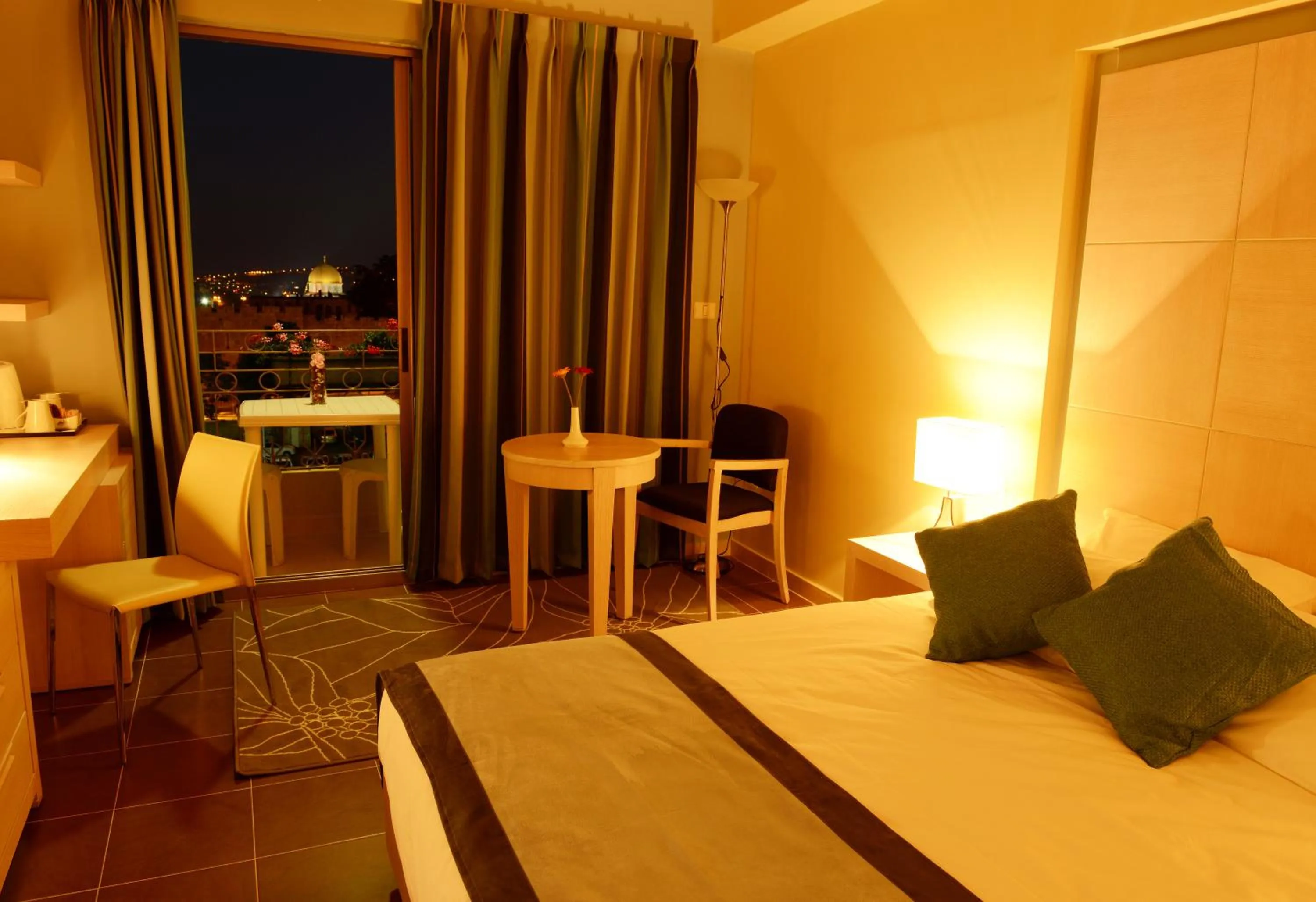 Photo of the whole room, Bed in Holy Land Hotel