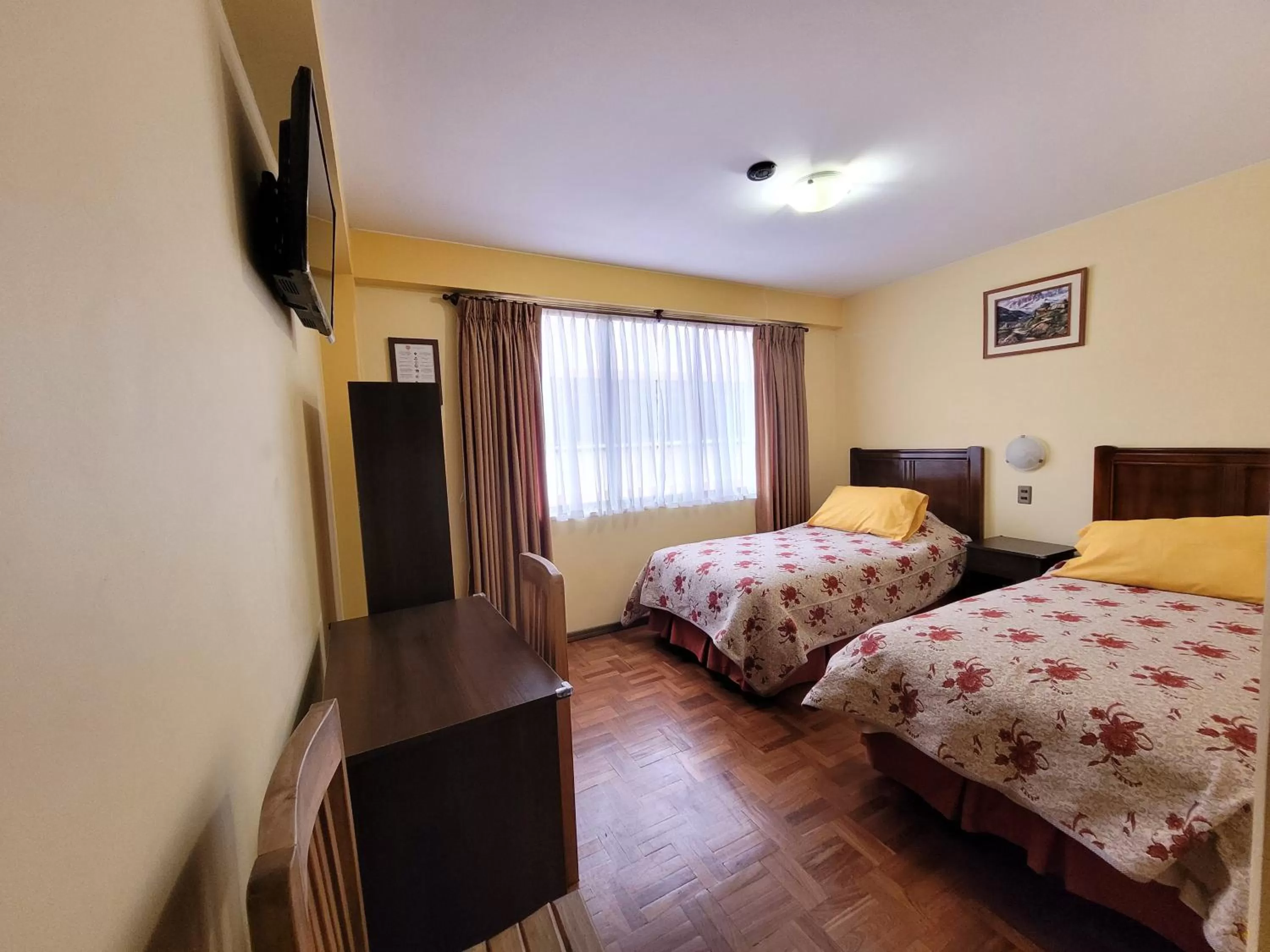 Bed in Hotel Nuevo Sol