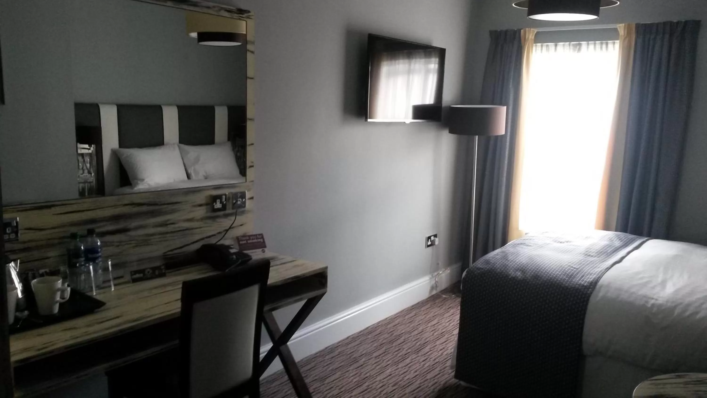 Decorative detail, Bed in The Red Lion Wetherspoon