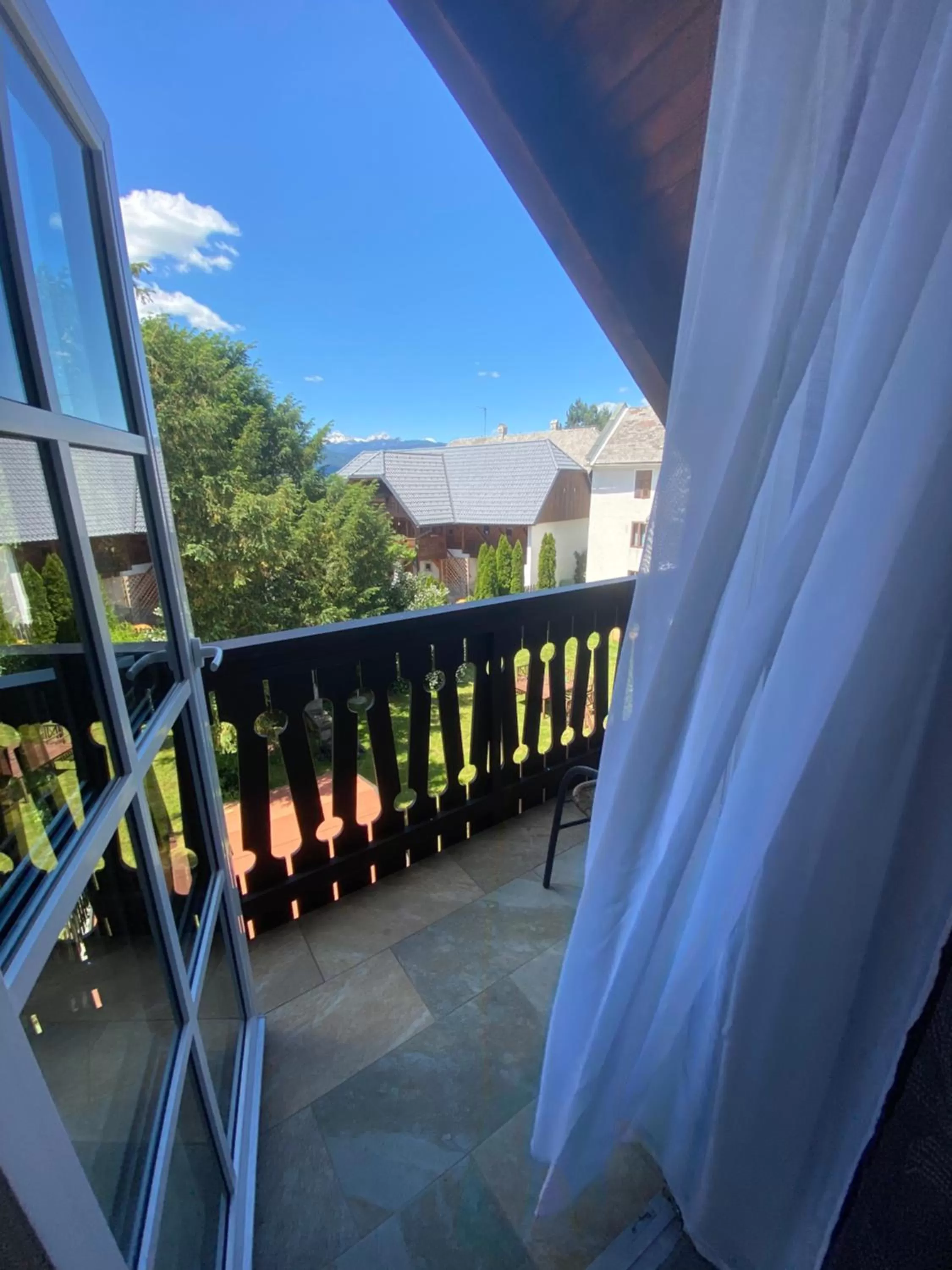 Balcony/Terrace in B&B Vidmar, Lesce-Bled
