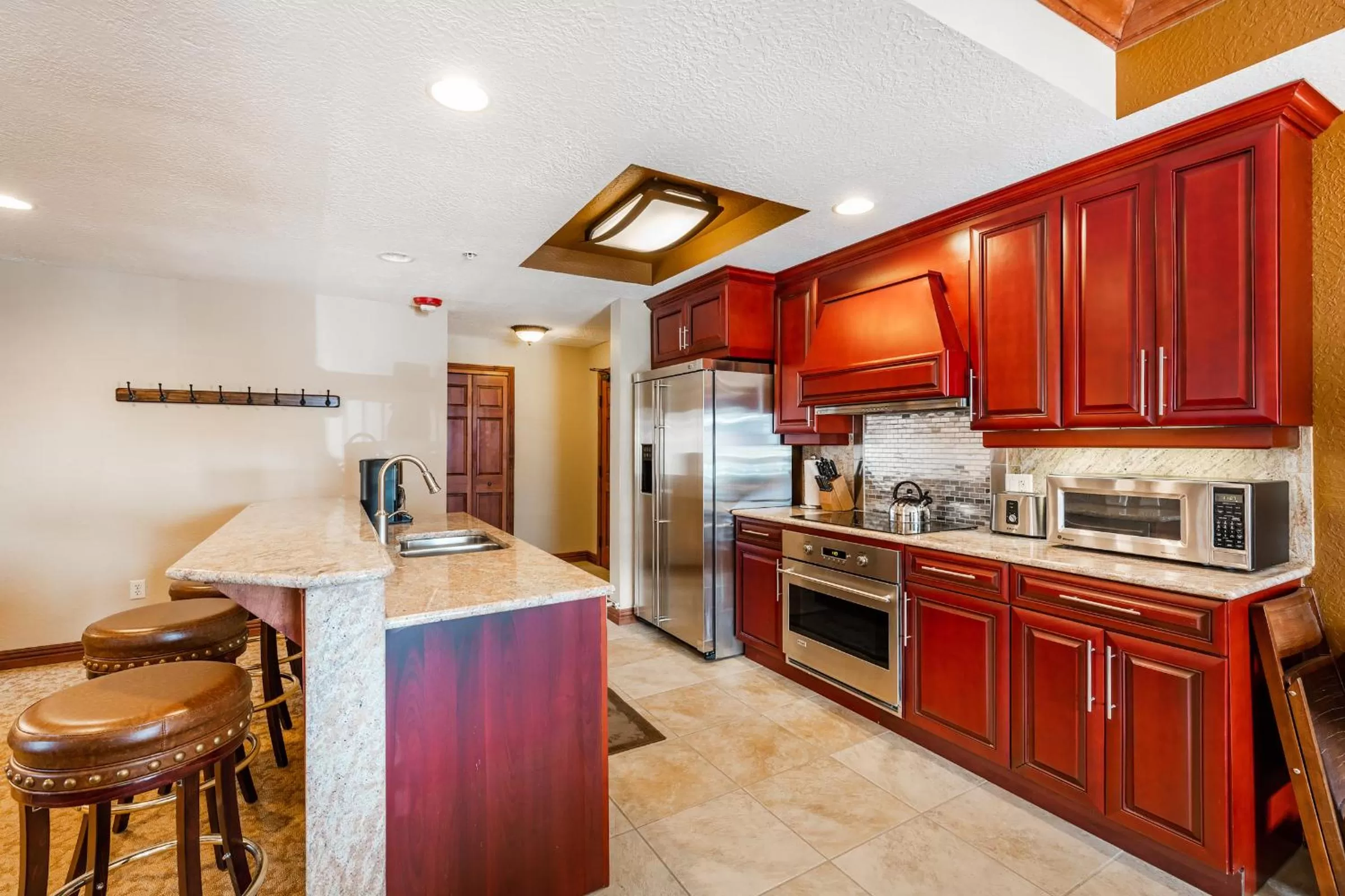 kitchen in Condos at Canyons Resort by White Pines