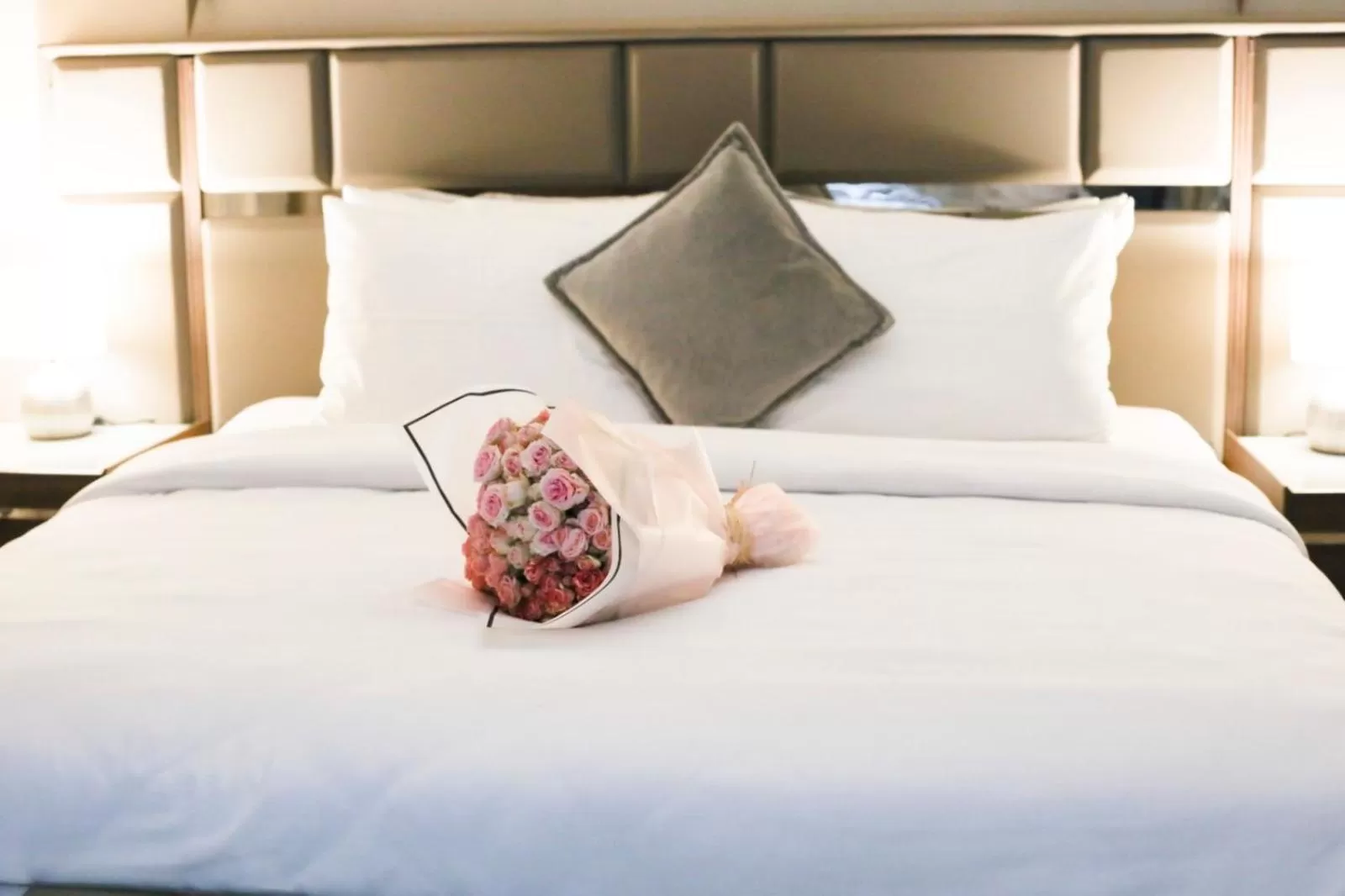 Bed in Panorama Hotel Kuwait