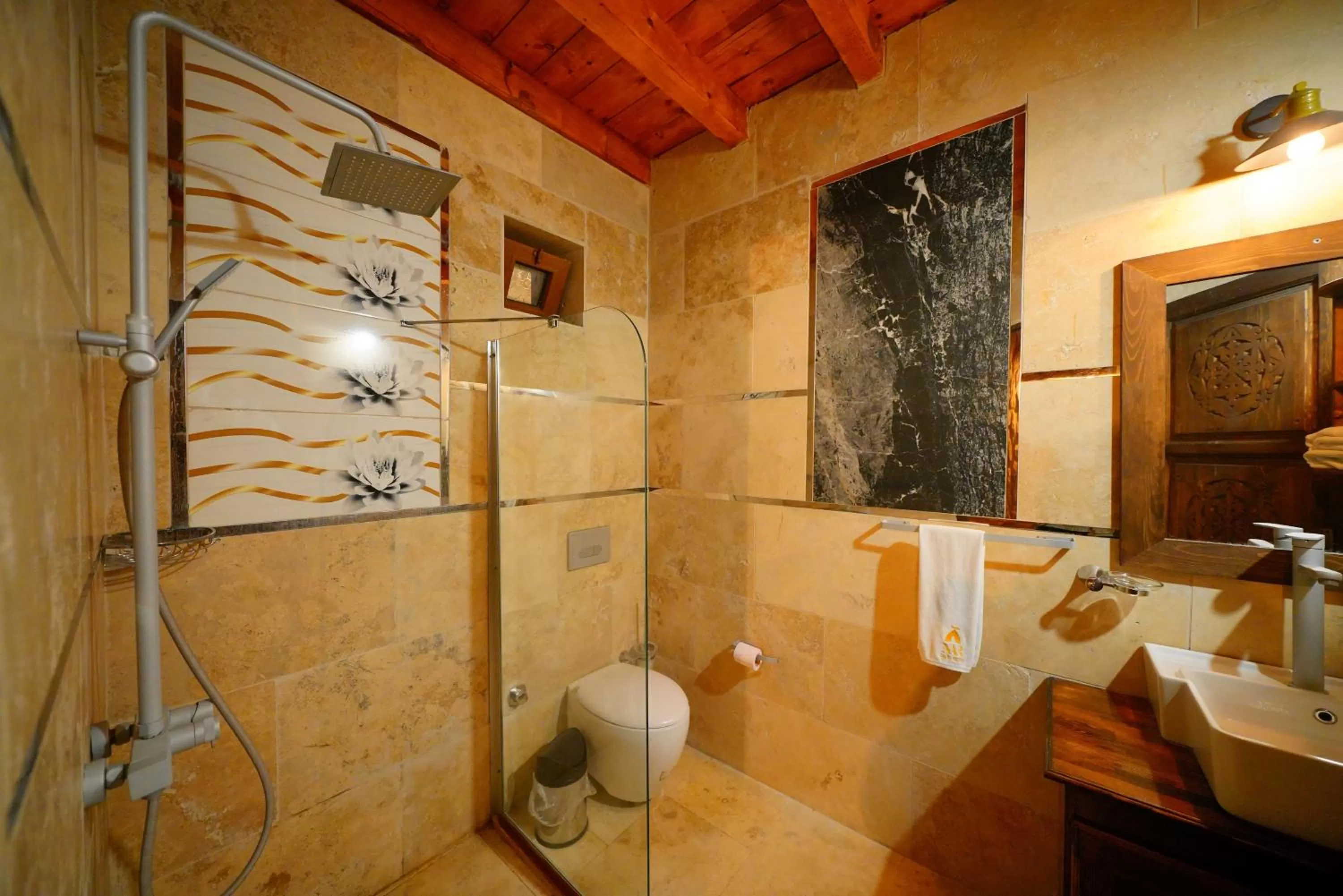 Bathroom in Cappadocia Nar Cave House & Swimming Pool