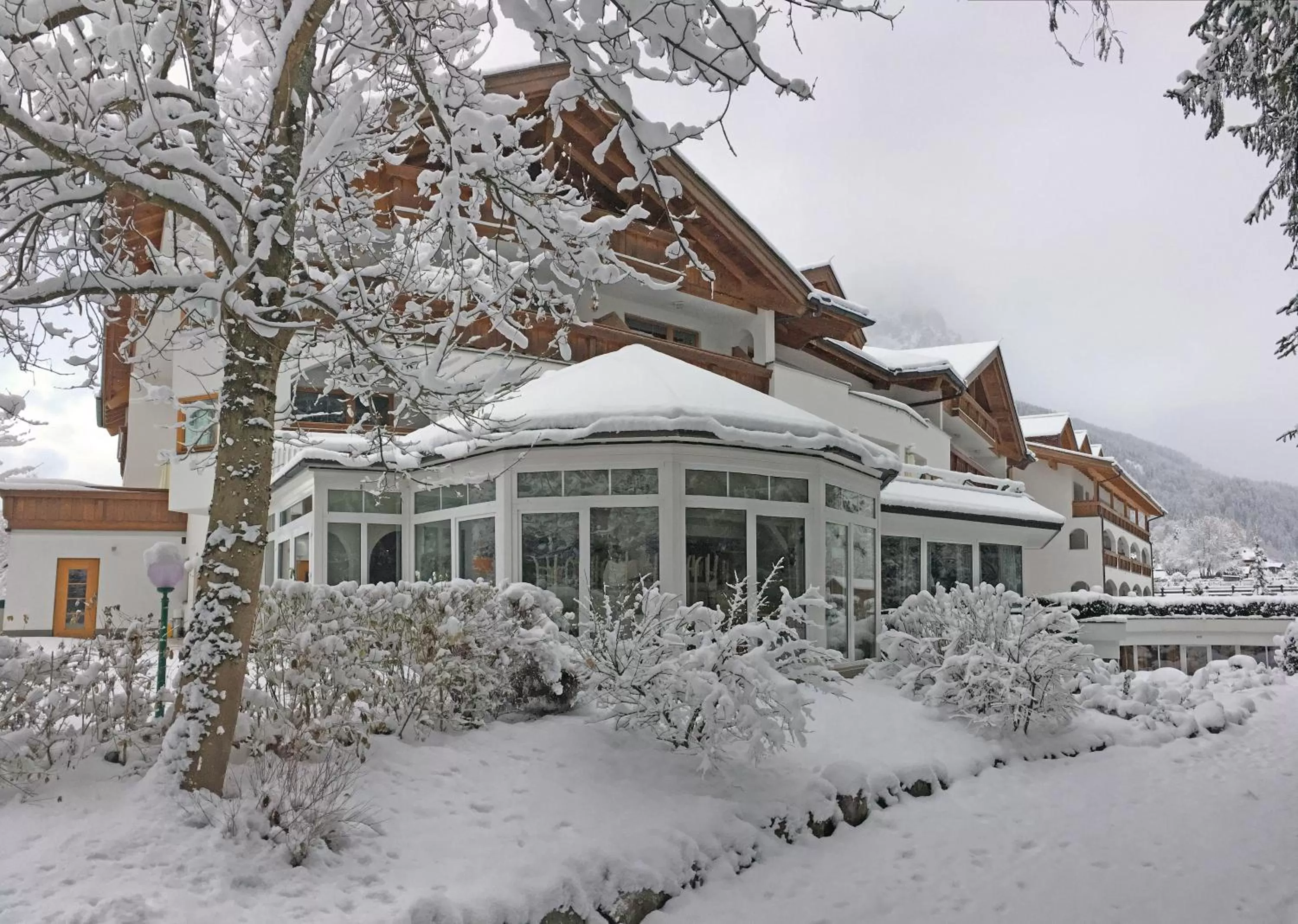 Property building, Winter in Hotel Alpen Residence