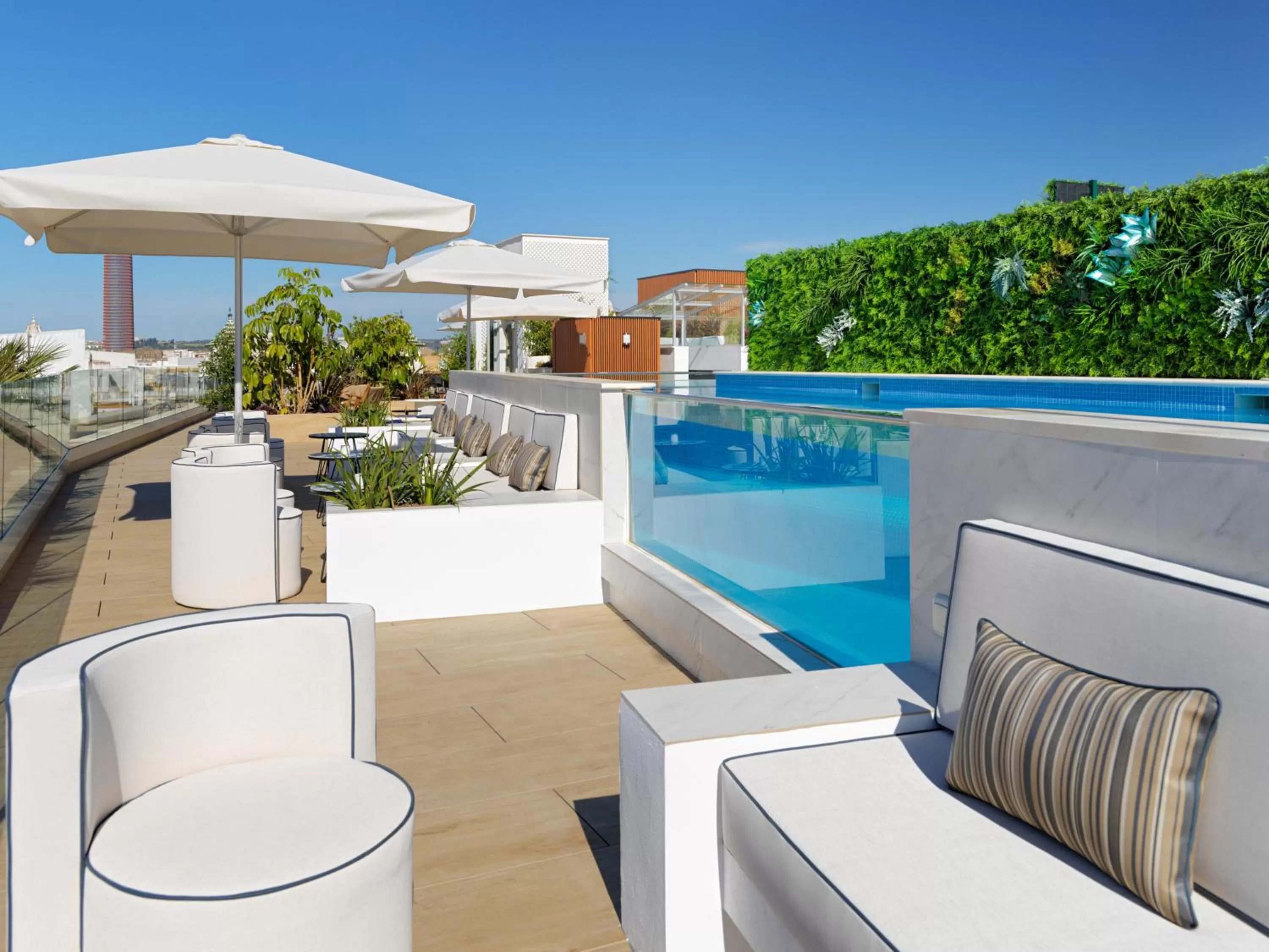 Pool view in H10 Casa de la Plata