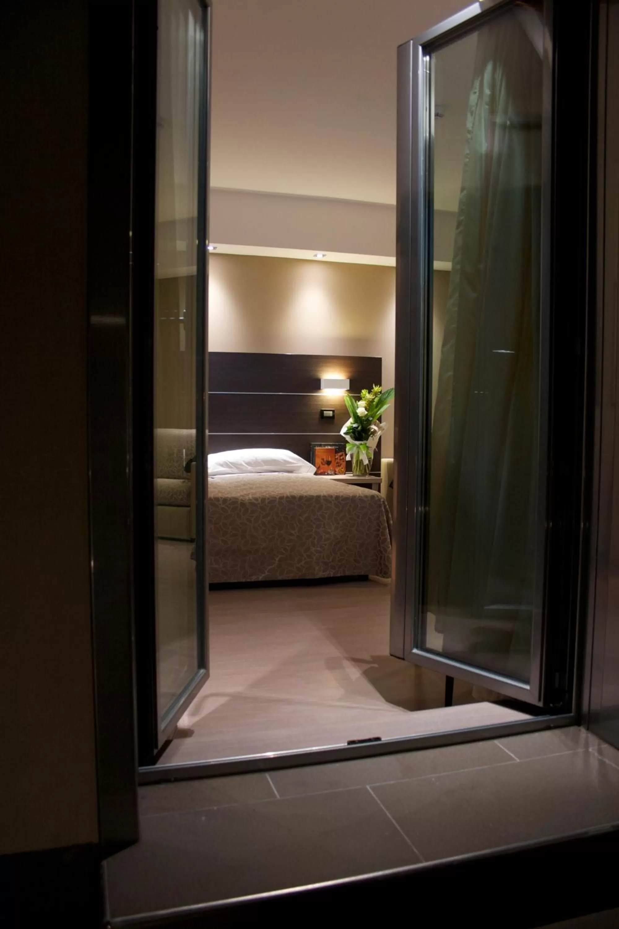 Balcony/Terrace, Bed in Hotel La Conchiglia