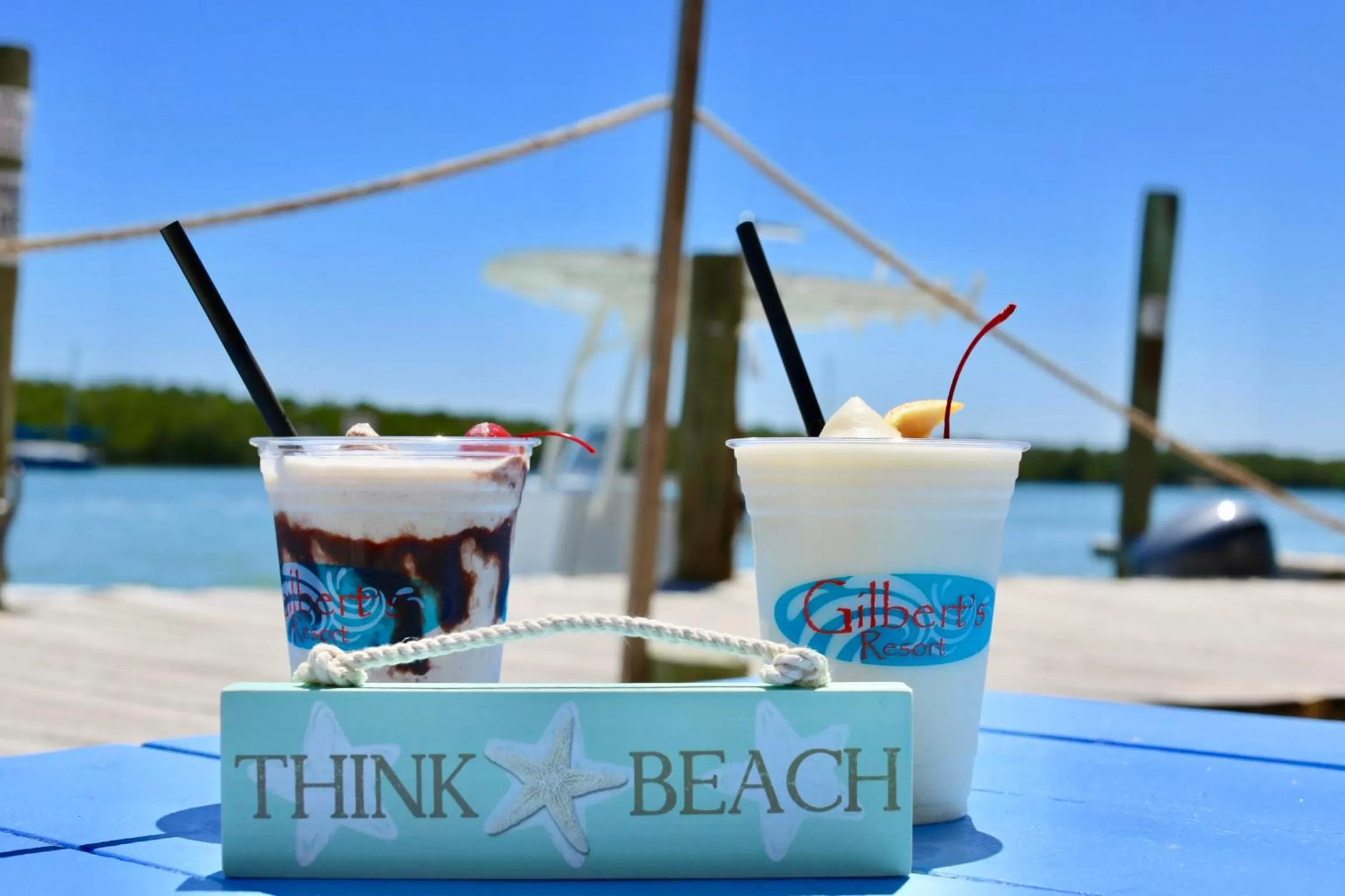 Alcoholic drinks in Gilbert's Resort & Marina