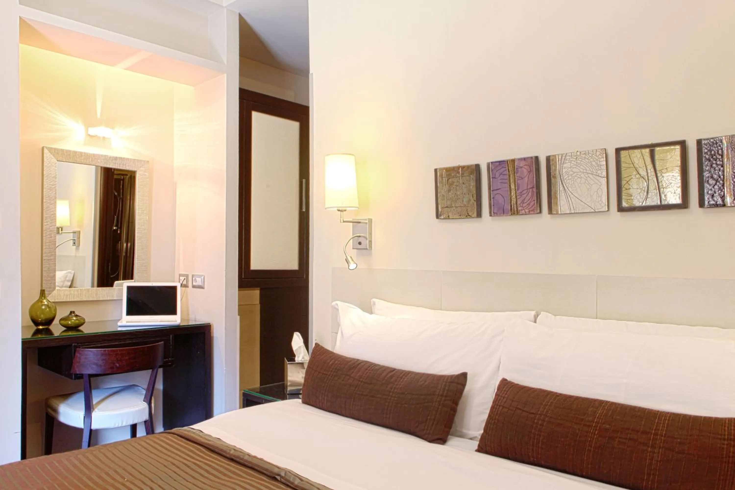 Bed in Basilio 55 Rome