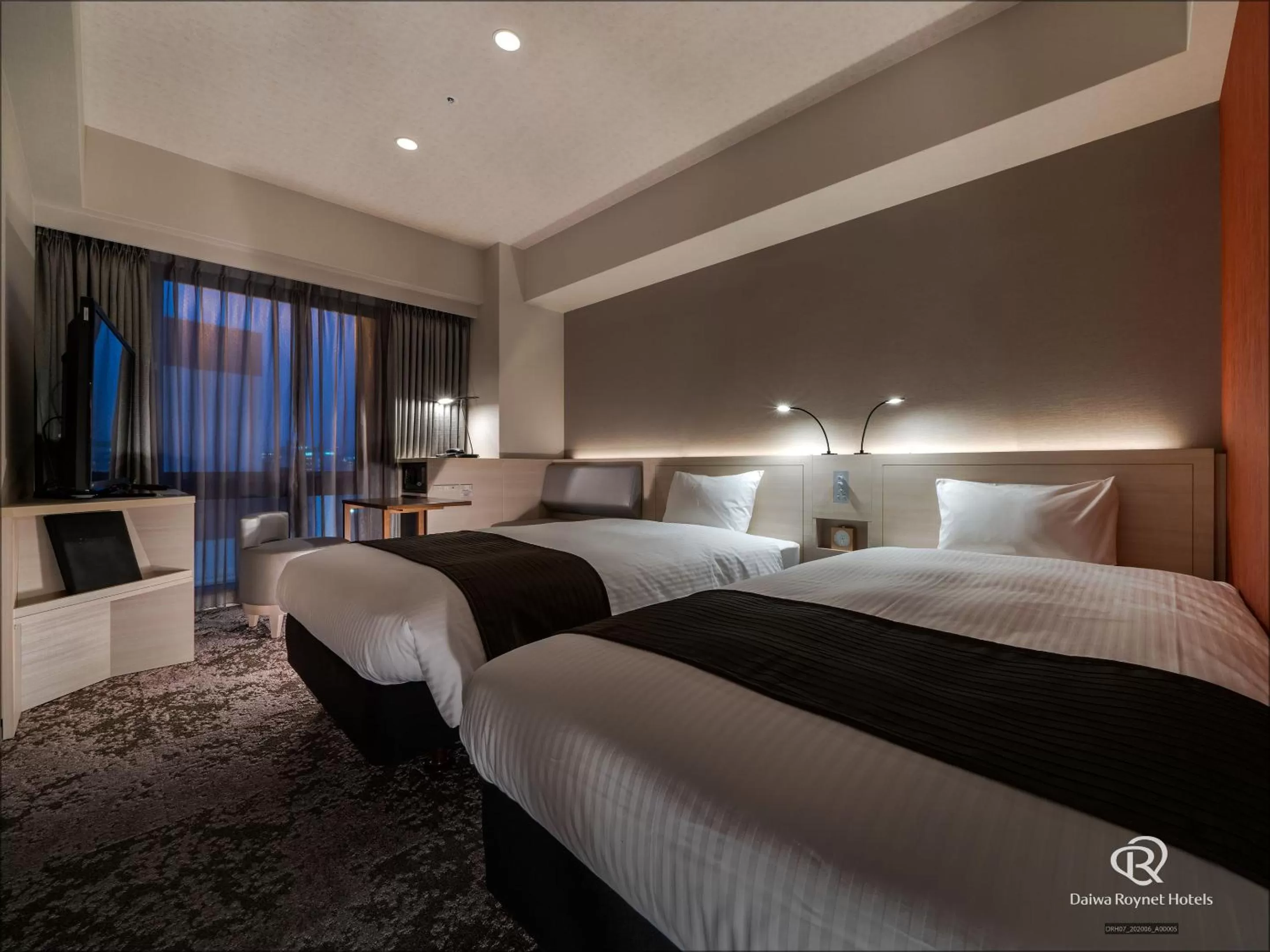 Bed in DEL style Fukuoka Nishinakasu by Daiwa Roynet Hotel