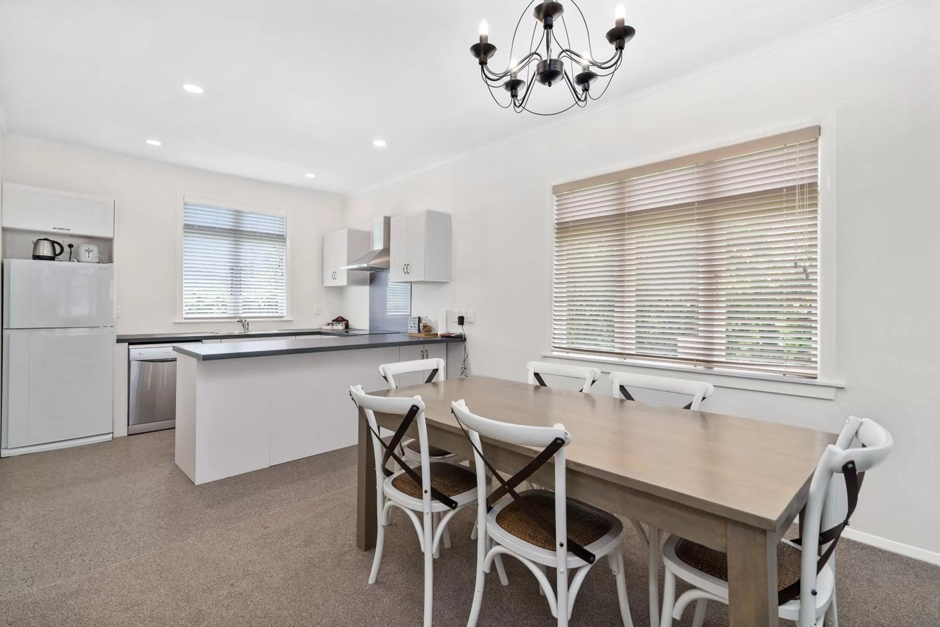 Dining area in ASURE Cleveland Rotorua