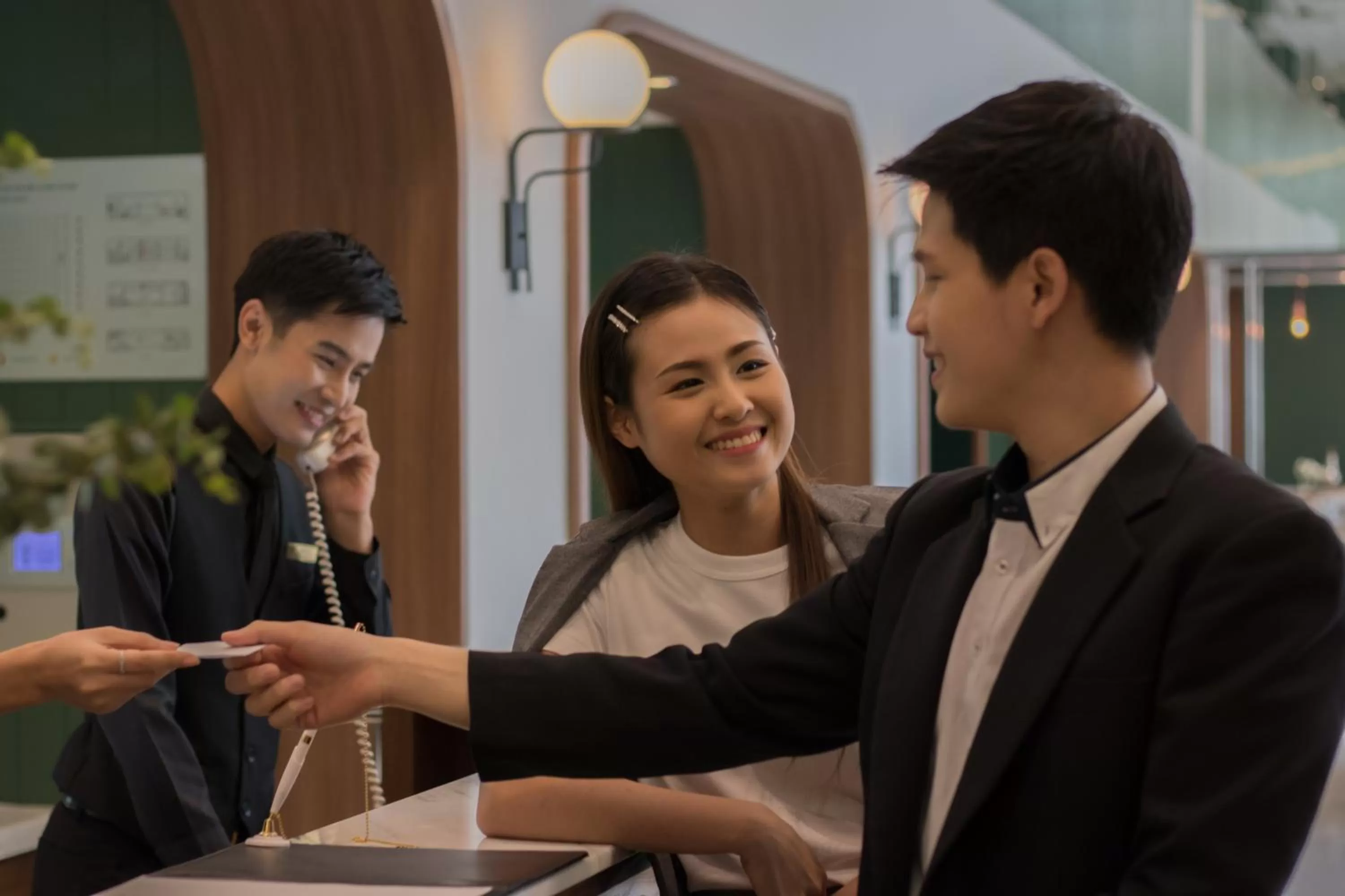 Lobby or reception in Justice Hotel