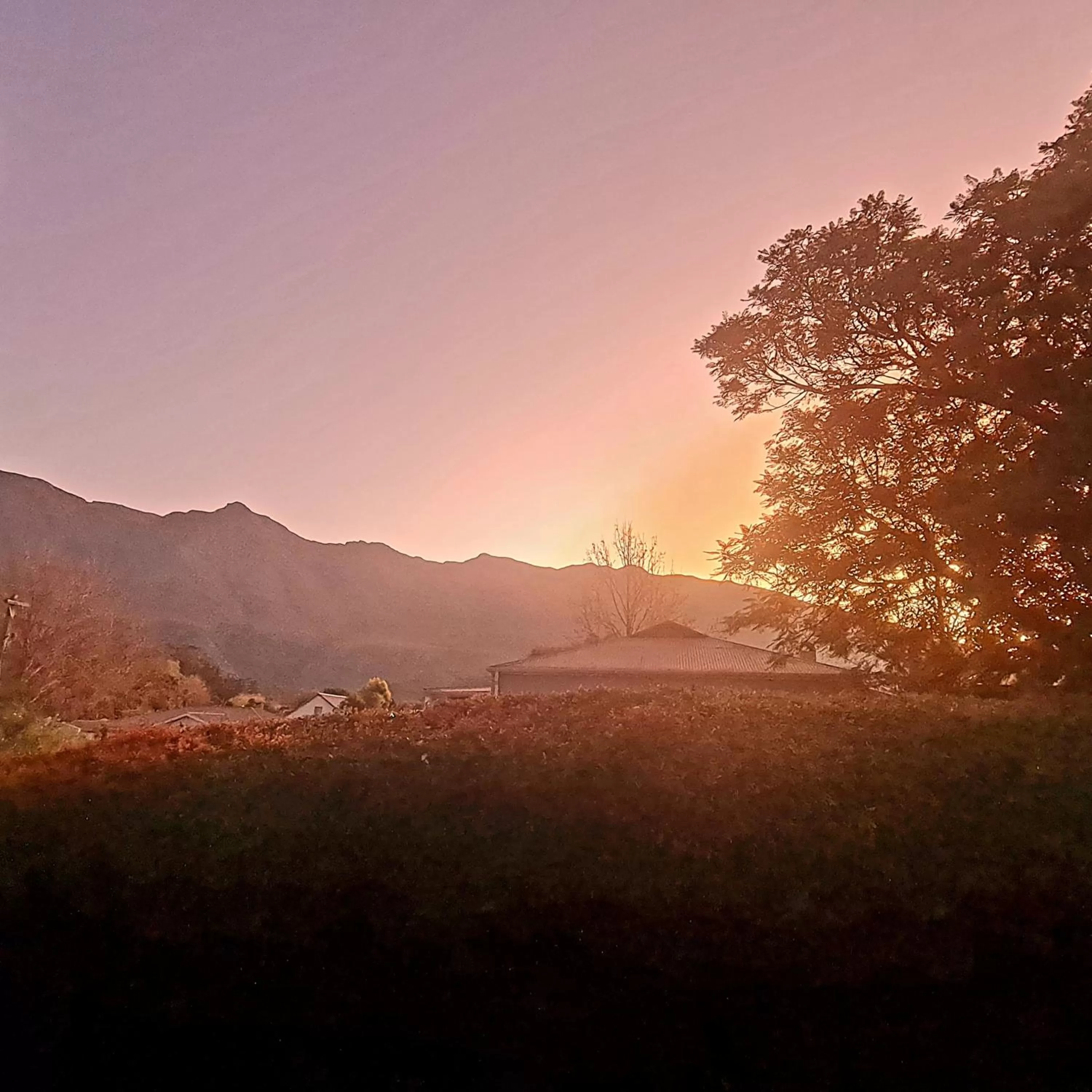 Sunrise in Bergview Guesthouse Swellendam