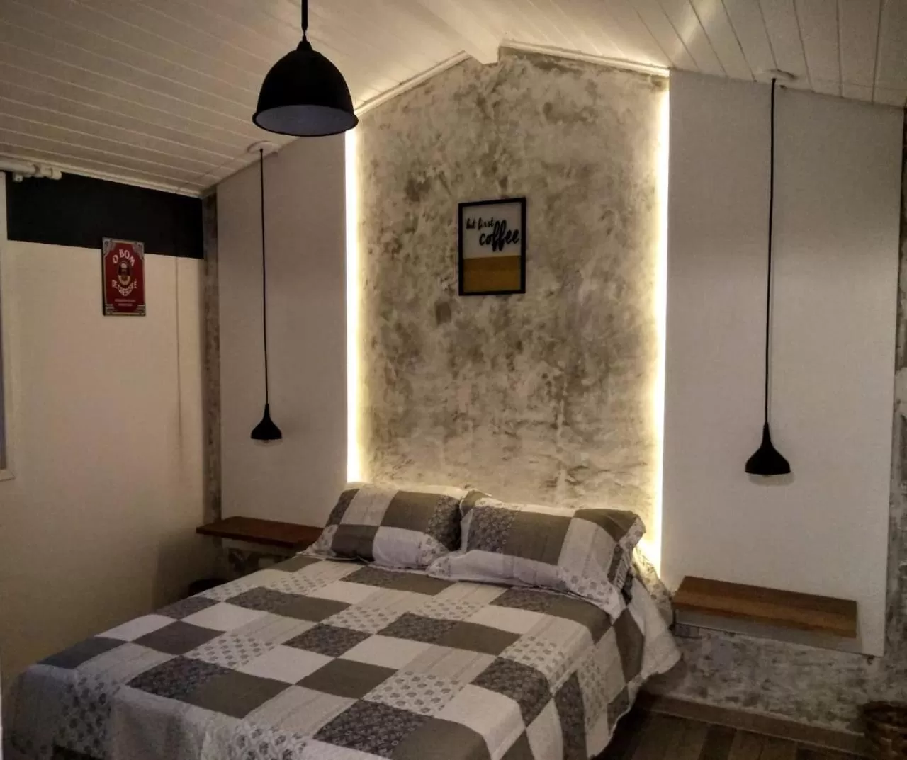 Bed in Casa de Hóspedes "Guesthouse Prainha"