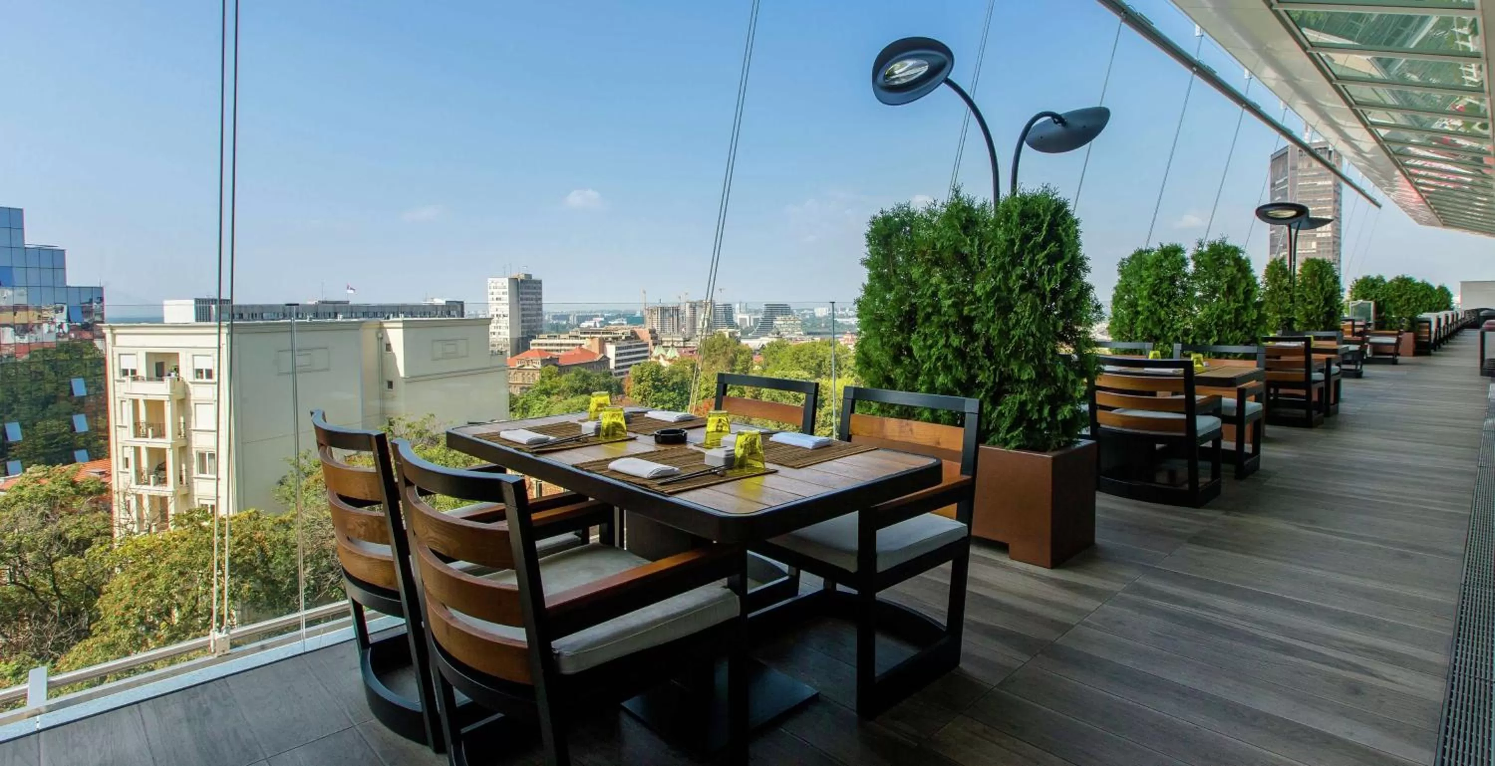 Restaurant/places to eat in Hilton Belgrade