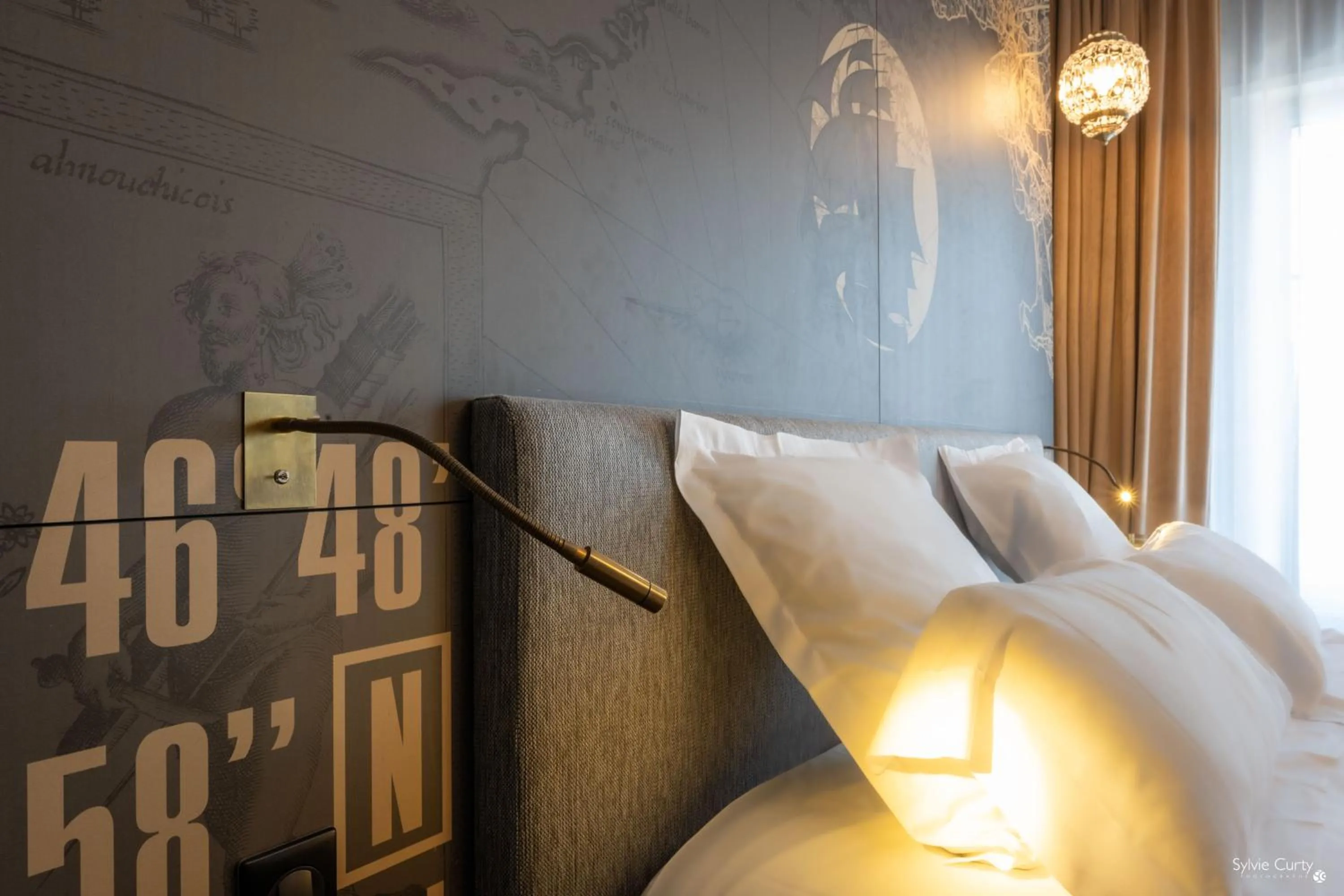 Bedroom, Bed in Le Champlain