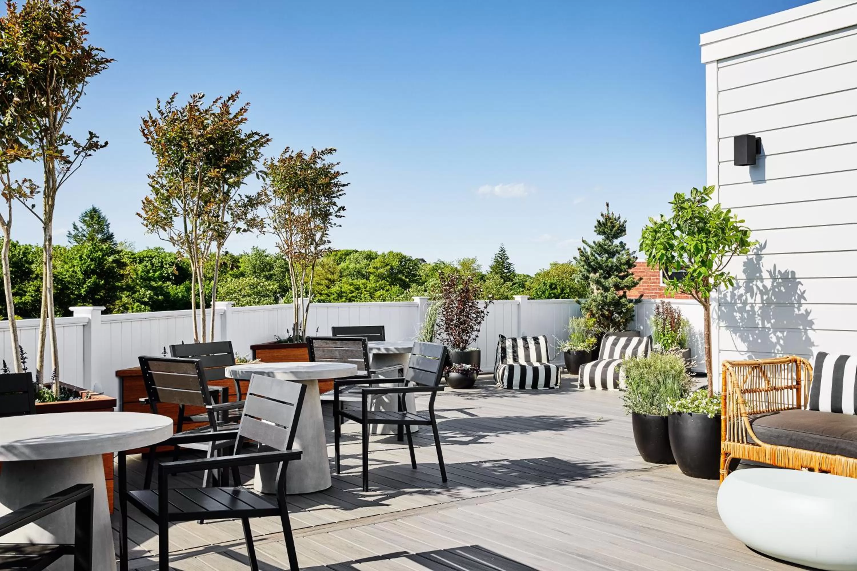 Patio in The Menhaden Hotel