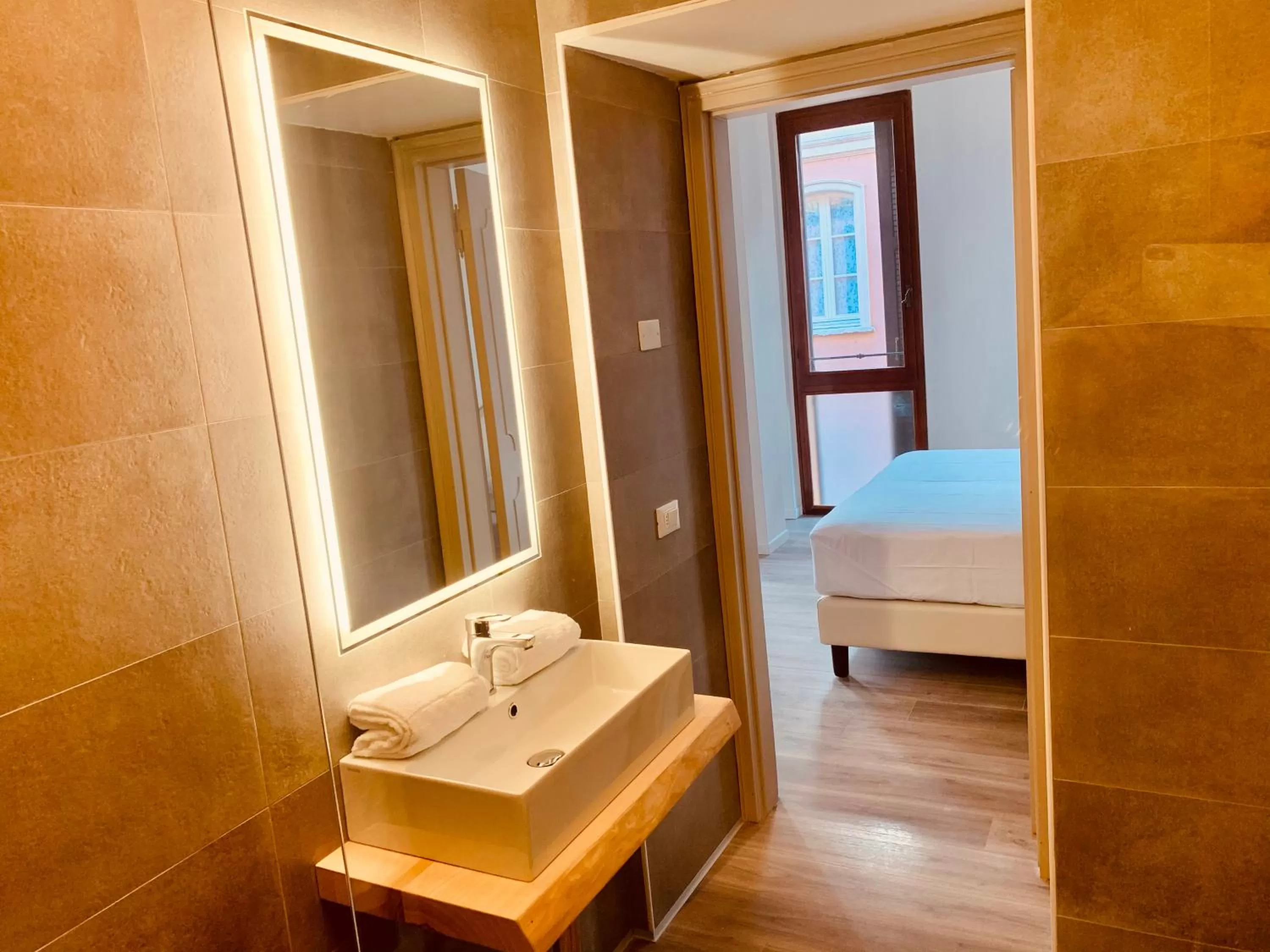 Bed in Grand Hotel San Lorenzo