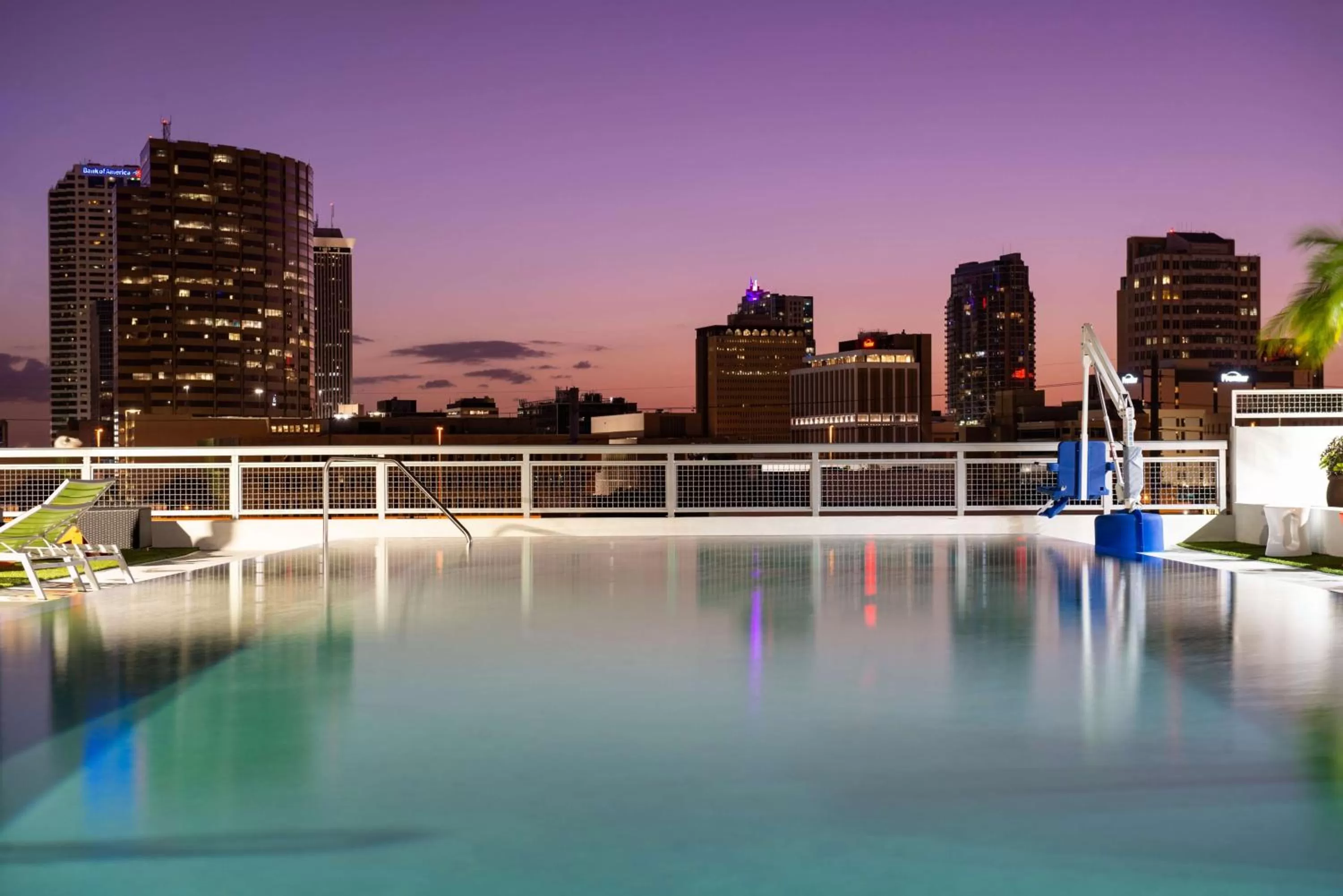 Pool view in Home2 Suites By Hilton Tampa Downtown Channel District
