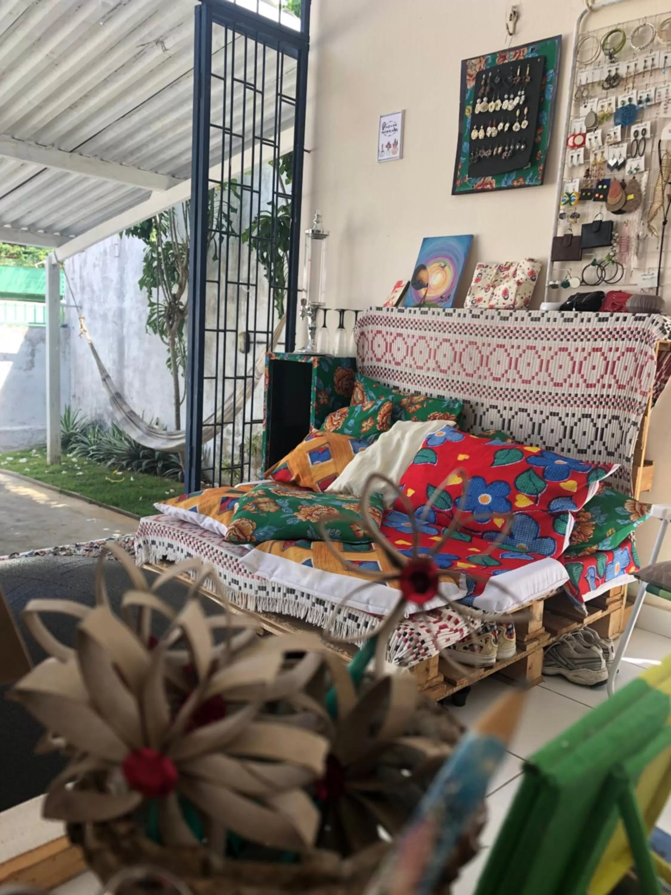 Patio, Seating Area in Hostel Das Canárias