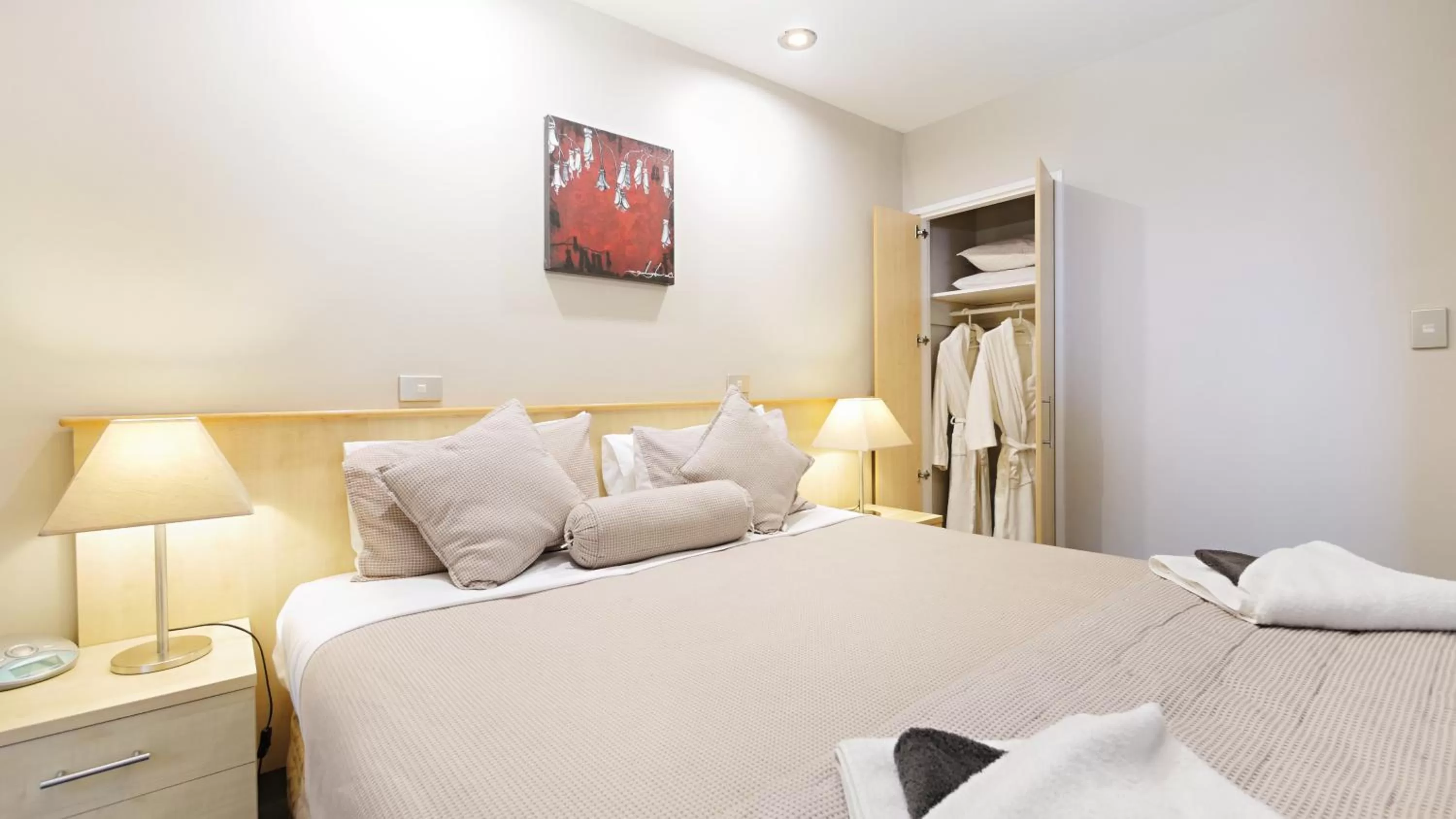 Decorative detail, Bed in Arthur's Court Motor Lodge