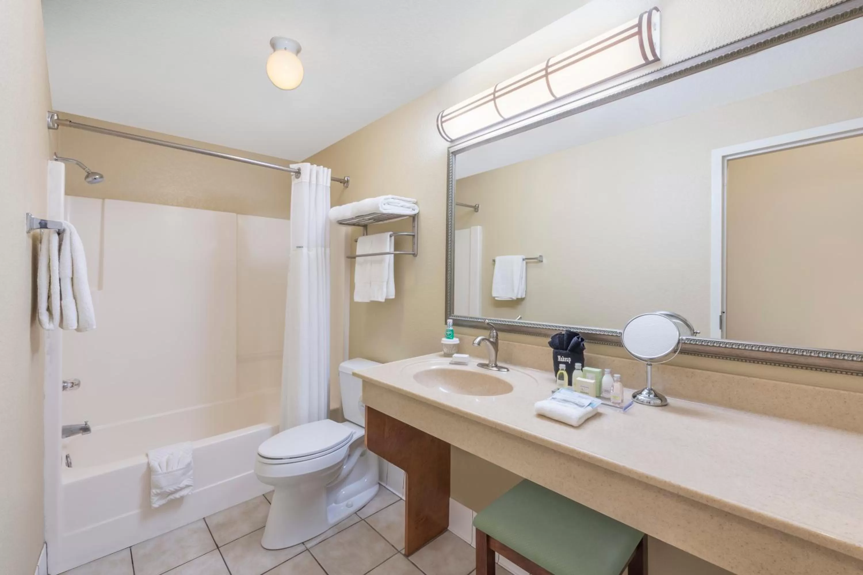 Shower in Hawthorn Extended Stay by Wyndham Rome