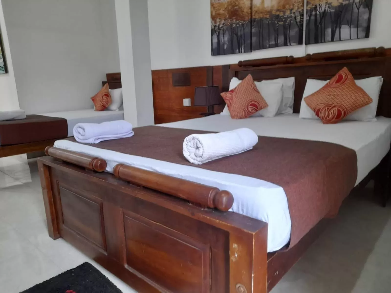 Bed in Seyara Holiday Resort