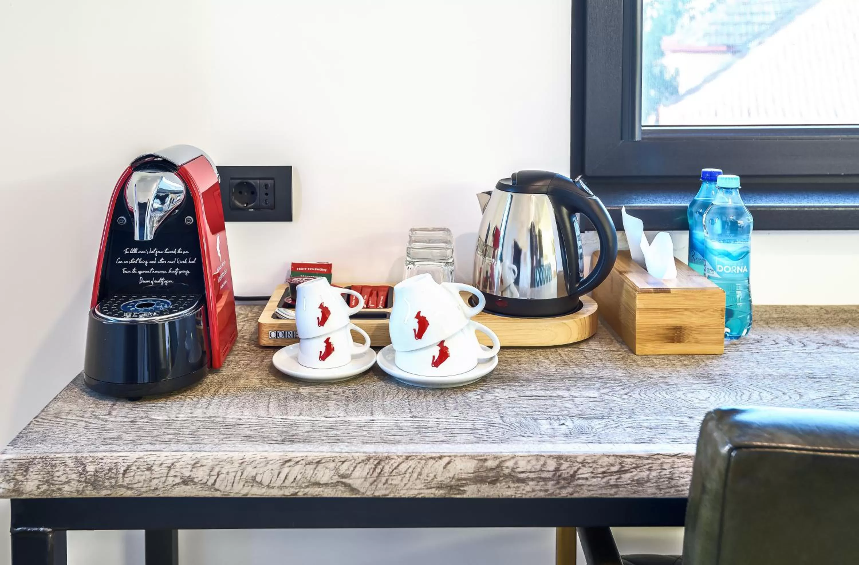 Coffee/tea facilities in Charm Boutique Hotel