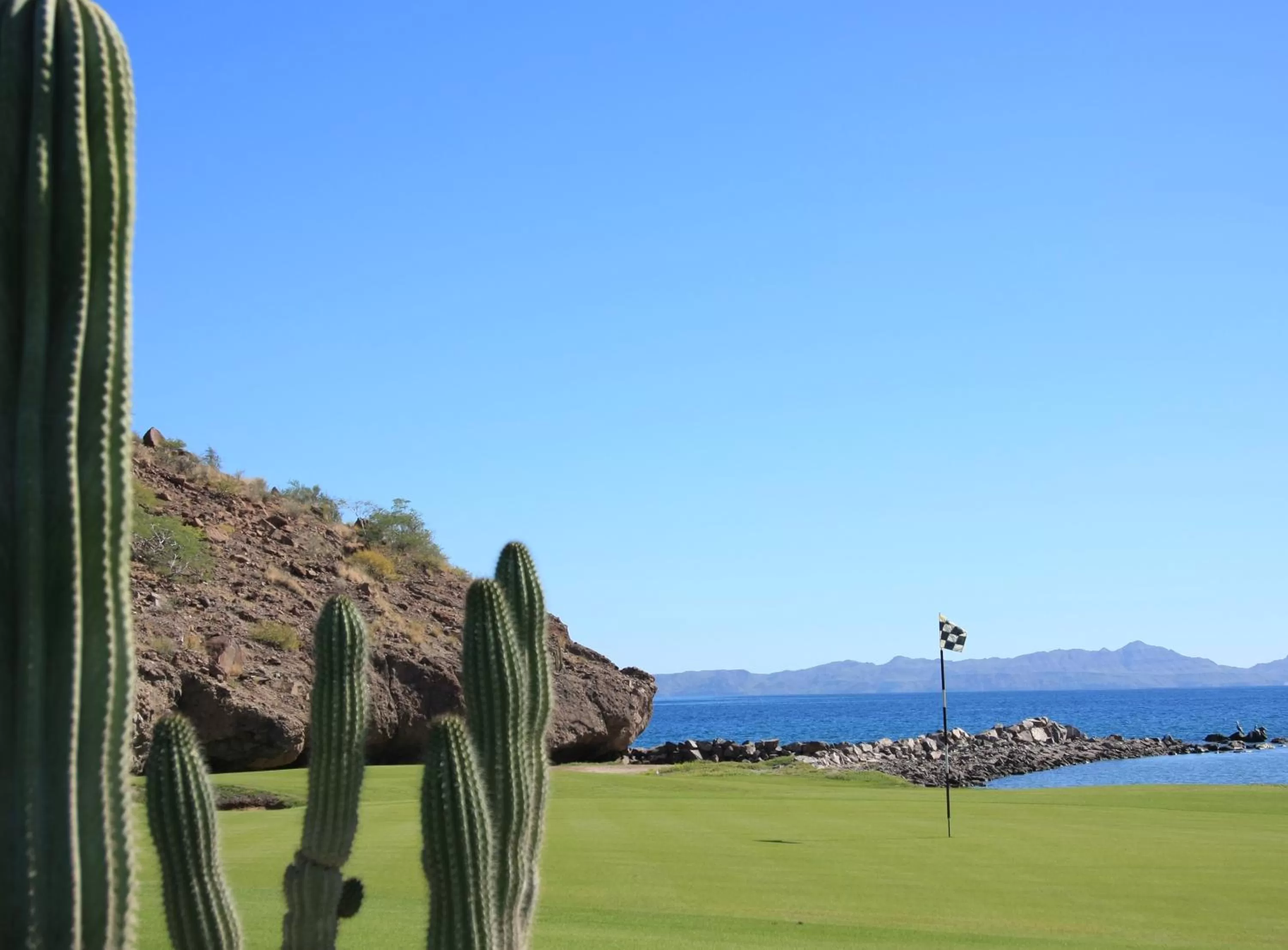 Golfcourse in Loreto Bay Golf & Sea at Baja