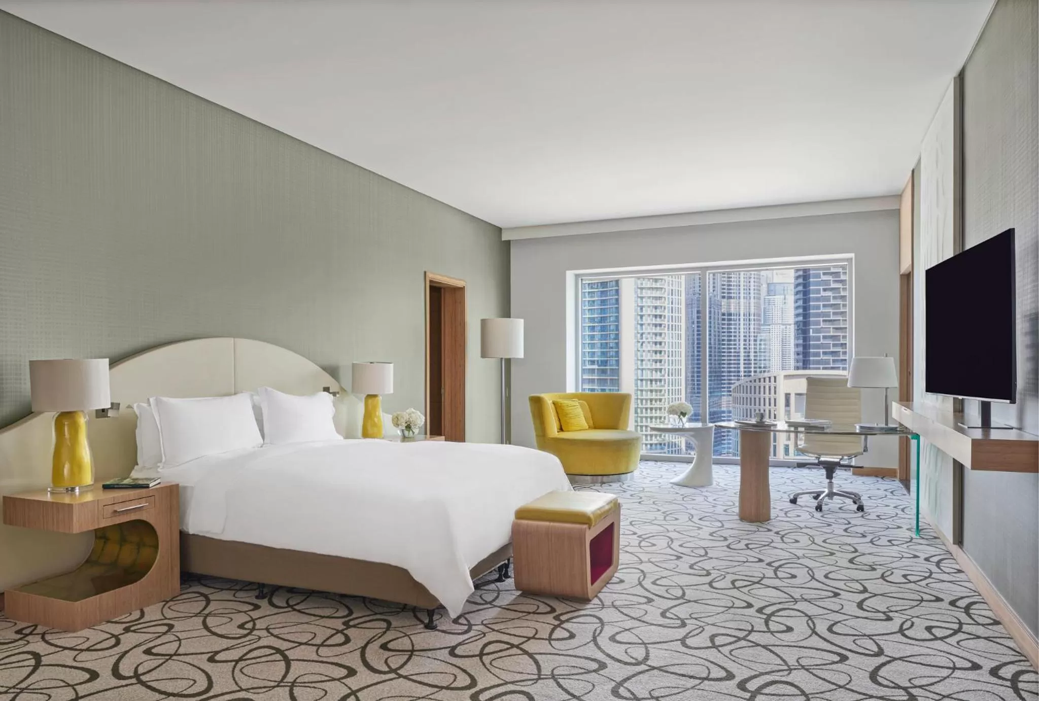 Junior Suite with King Bed and Burj Khalifa View in Sofitel Dubai Downtown
