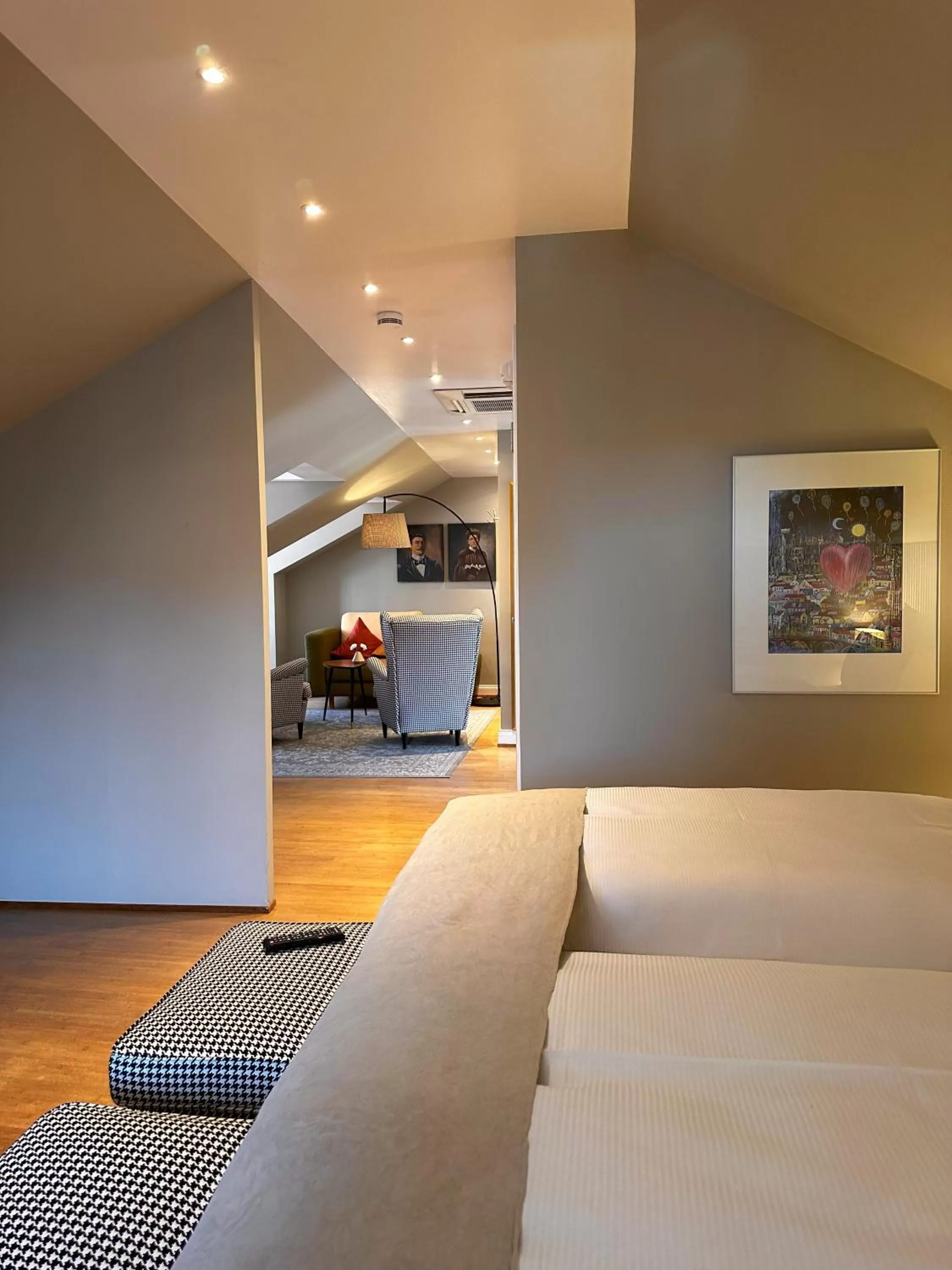 Bed in Hotel Zur Alten Brücke