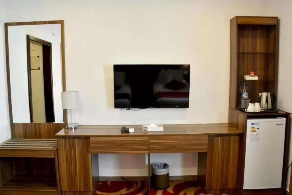 TV/Entertainment Center in Park Plaza Hotel