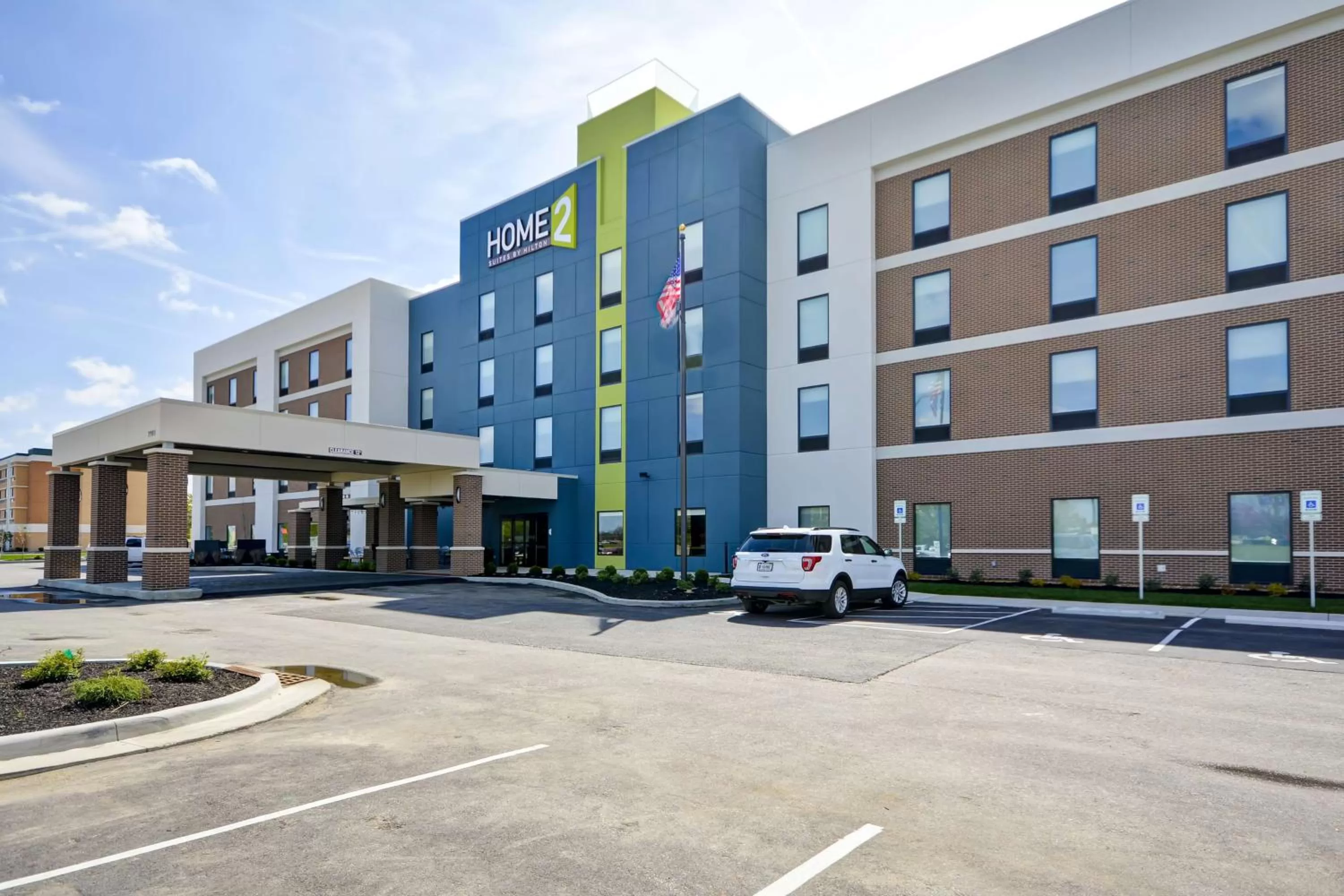 Property building in Home2 Suites By Hilton Evansville
